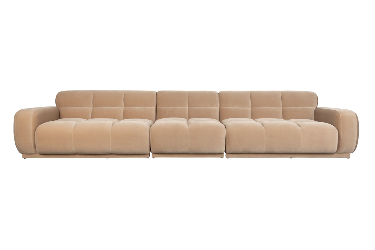Sofa 6-osobowa HAZEL beżowy – ujęcie 2
