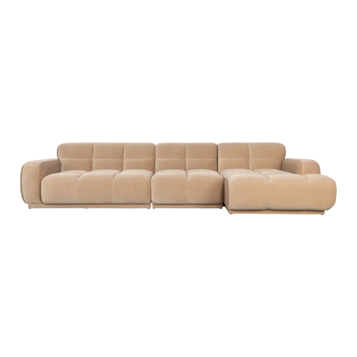 Sofa 6-osobowa HAZEL beżowy prawostronny – Zuiver