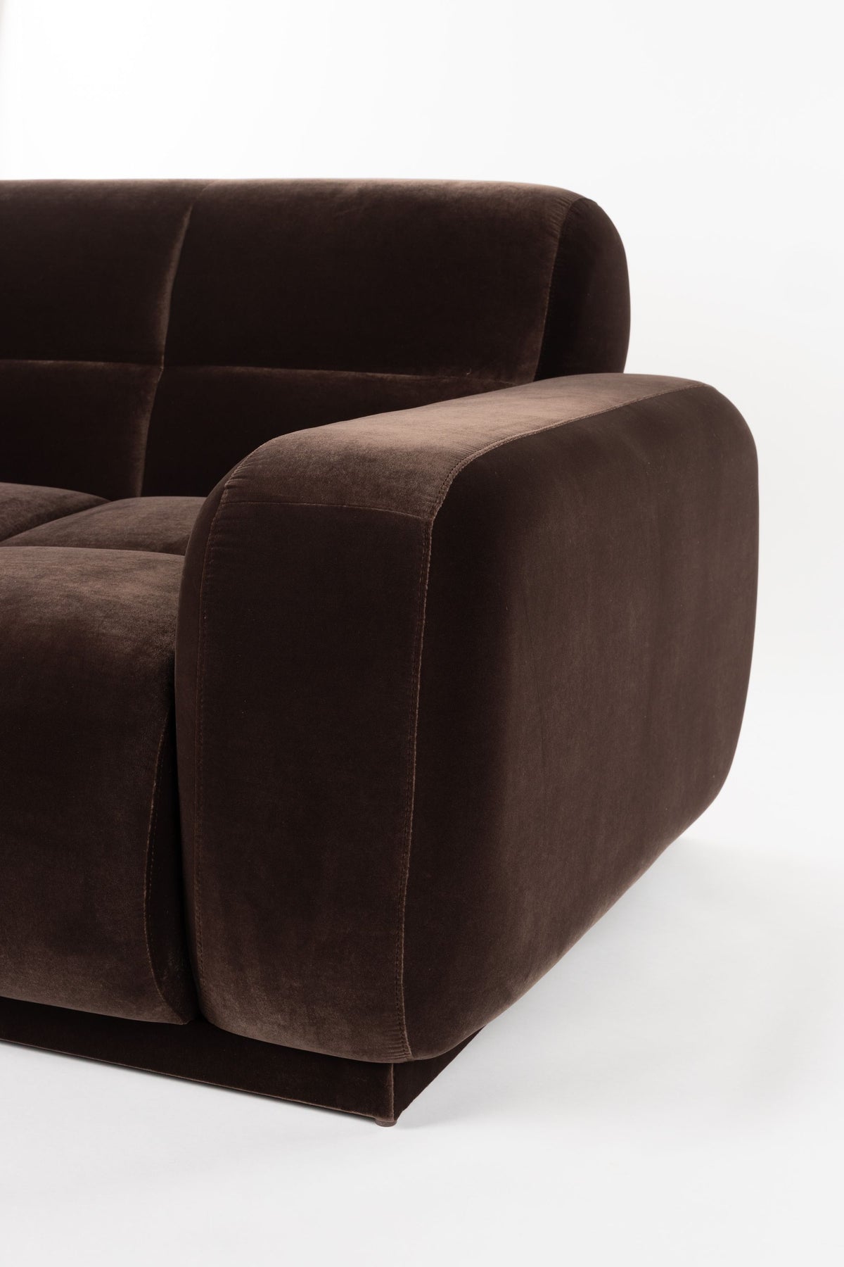 Sofa 6-osobowa HAZEL brązowy lewostronny – ujęcie 8