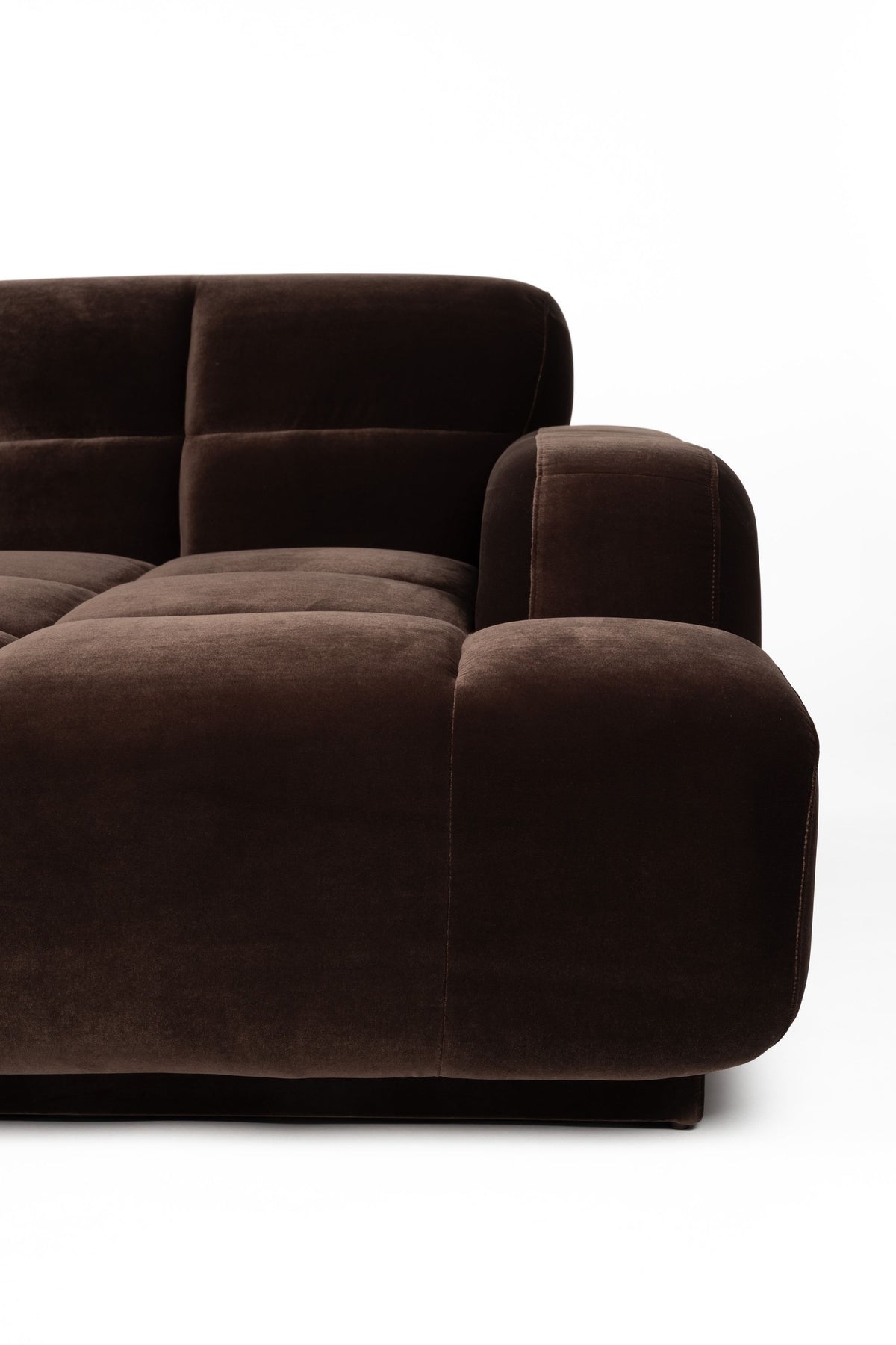 Sofa 6-osobowa HAZEL brązowy prawostronny – ujęcie 7