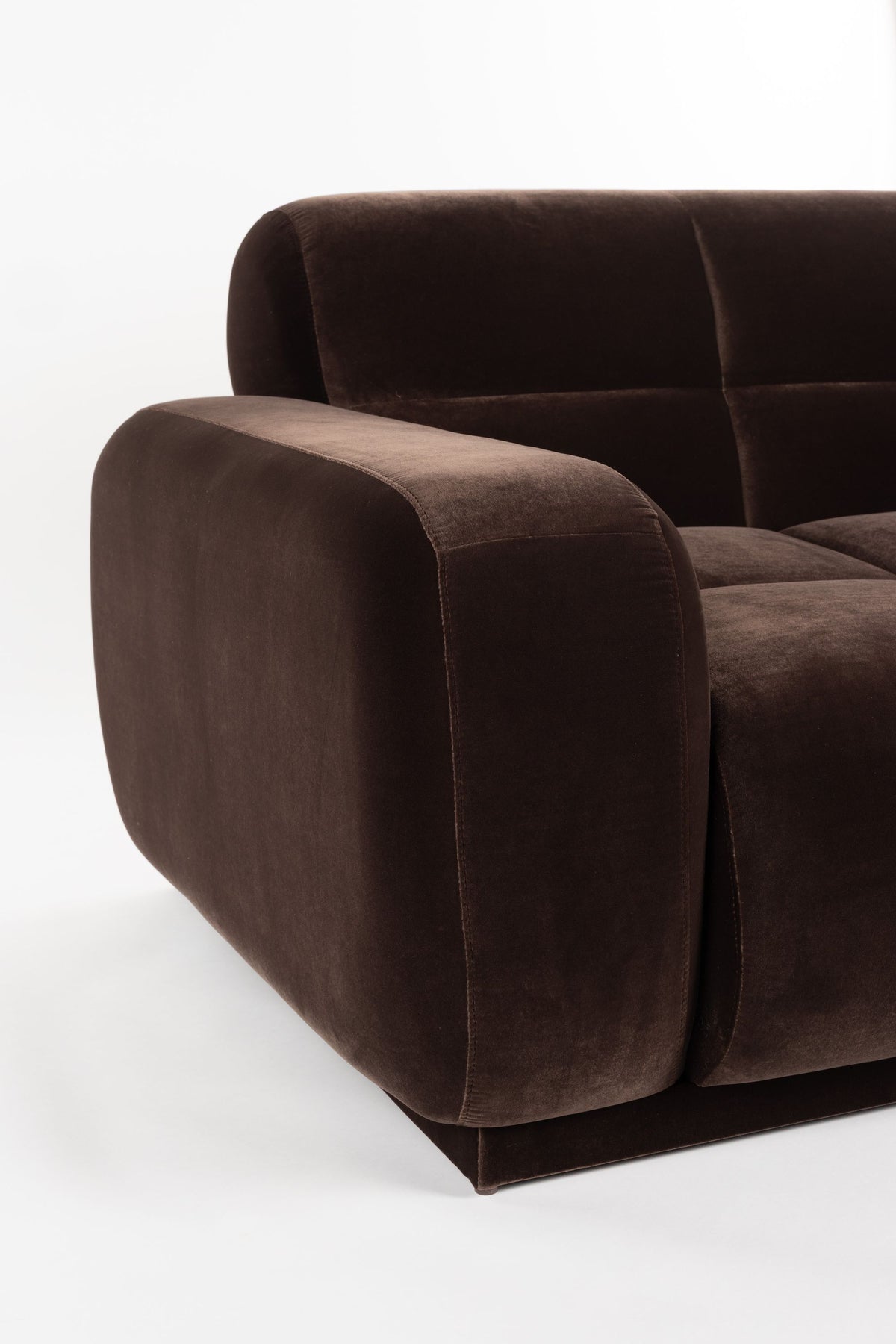 Sofa 6-osobowa HAZEL brązowy prawostronny – ujęcie 4