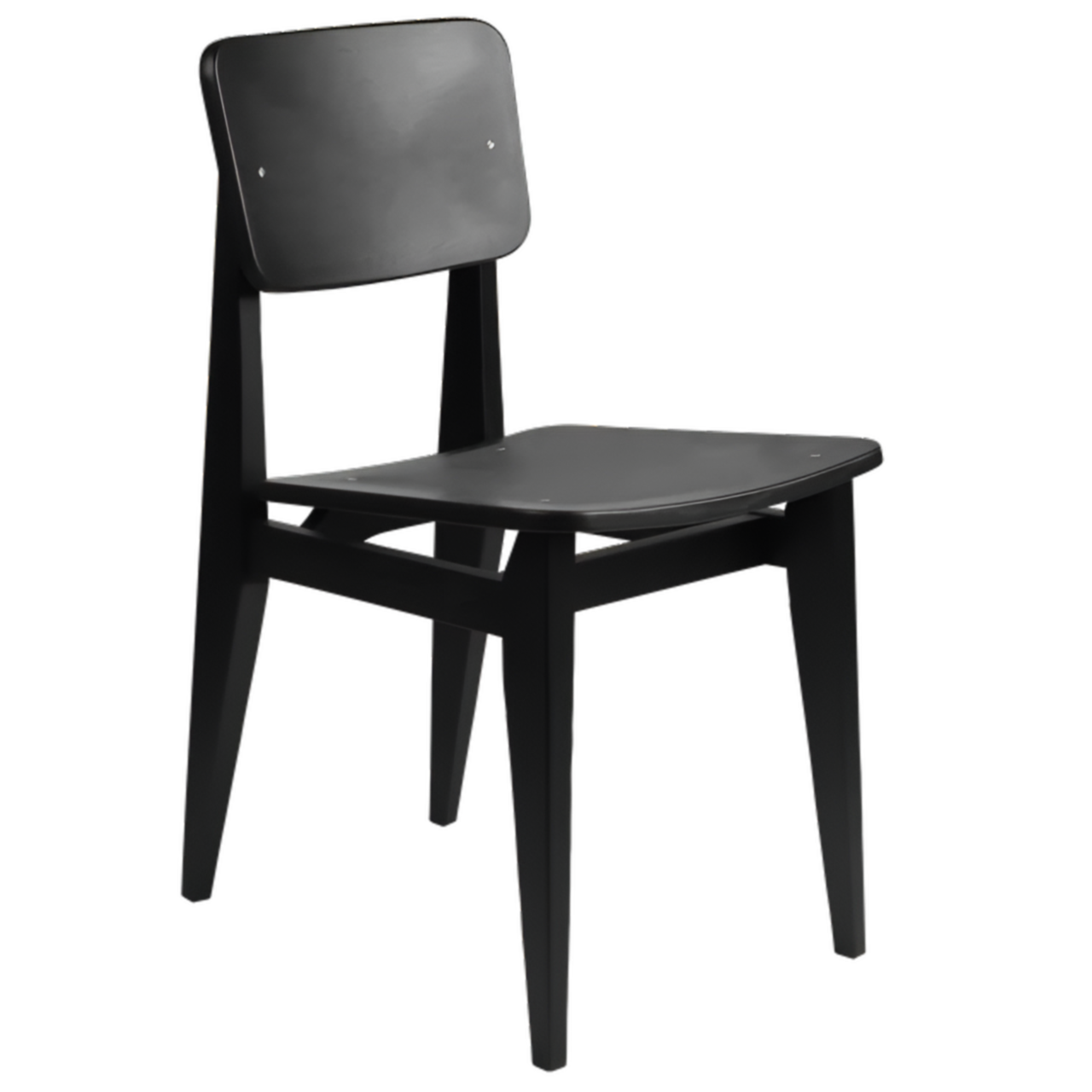 C-CHAIR Stuhl aus schwarzem Eichenholz