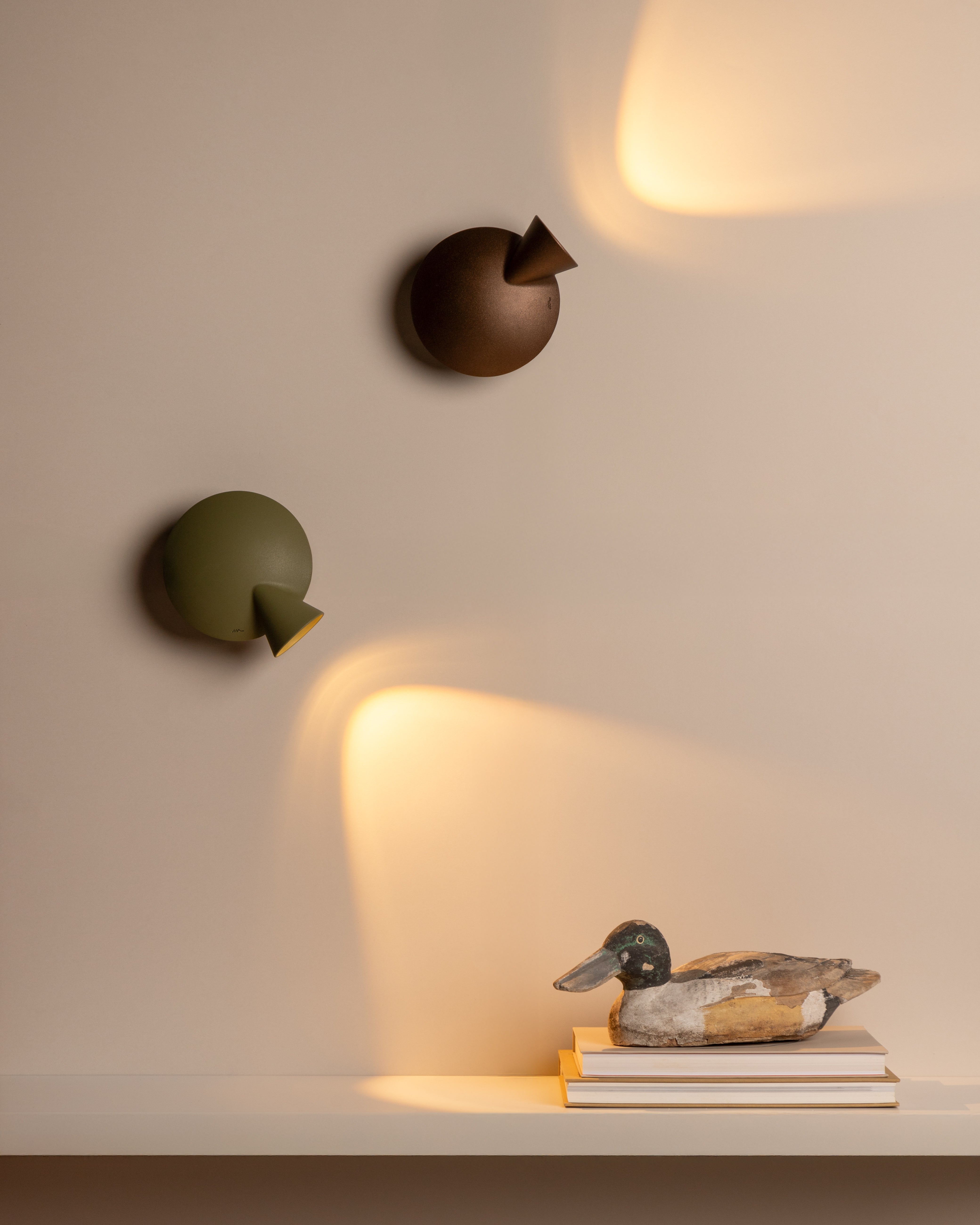 TORTUGA Wall Lamp in Brown