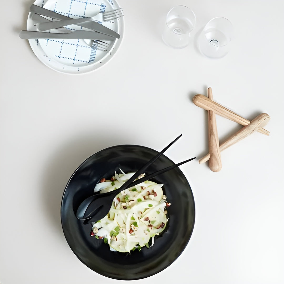KRENIT Black Salad Bowl