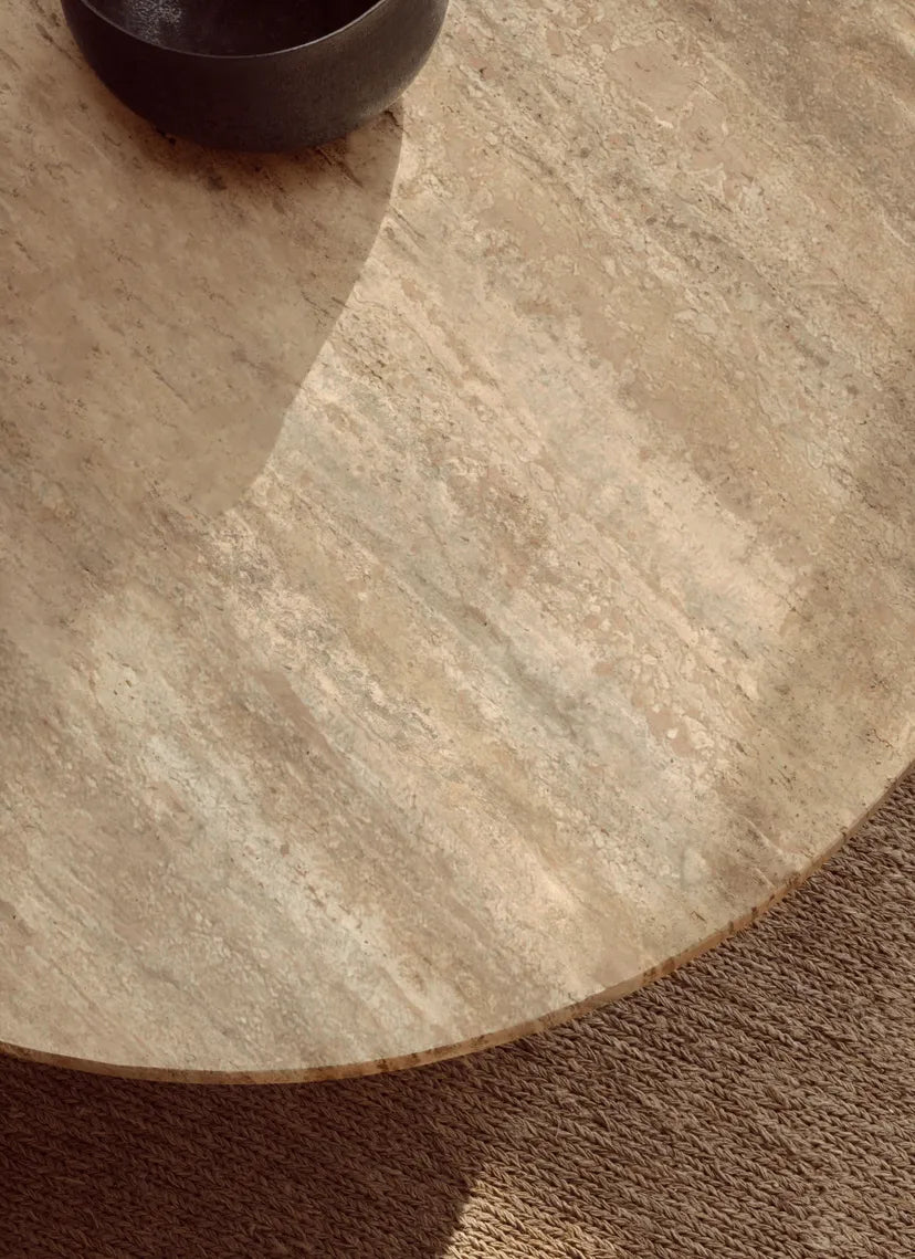 EPIC Beige Travertine Coffee Table