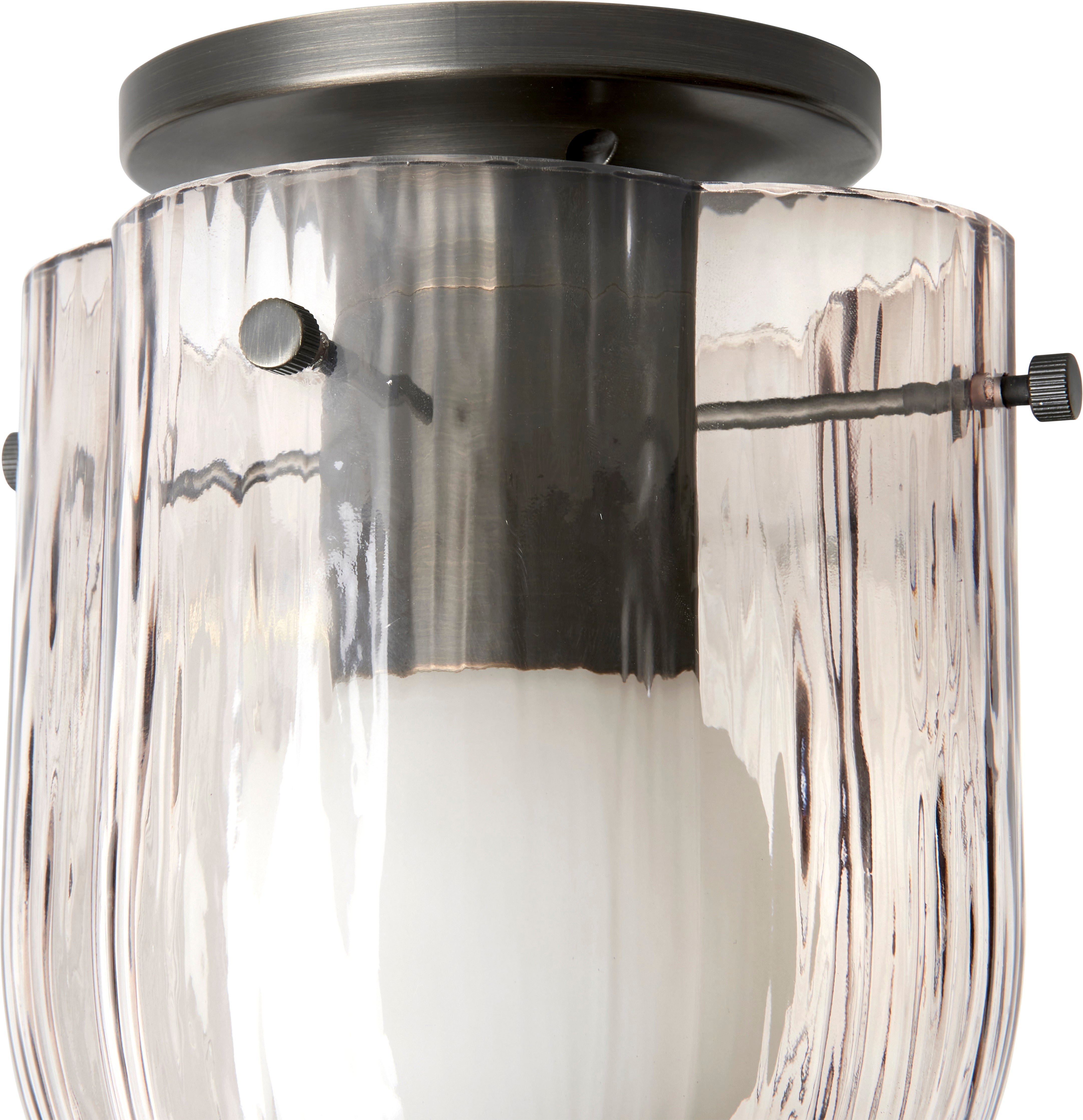 SEINE ceiling lamp smoked glass
