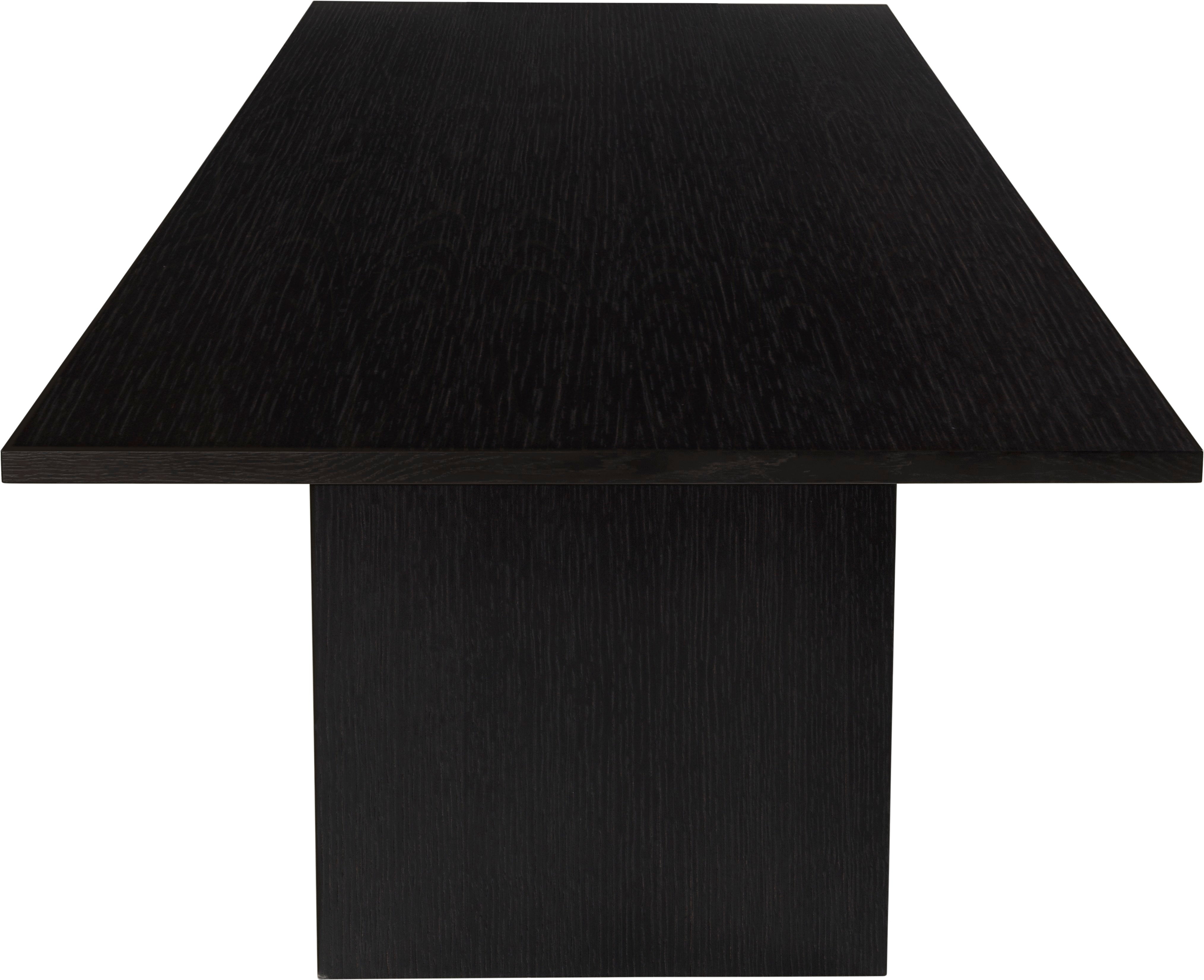 Tisch PRIVATE schwarz Eschenfurnier