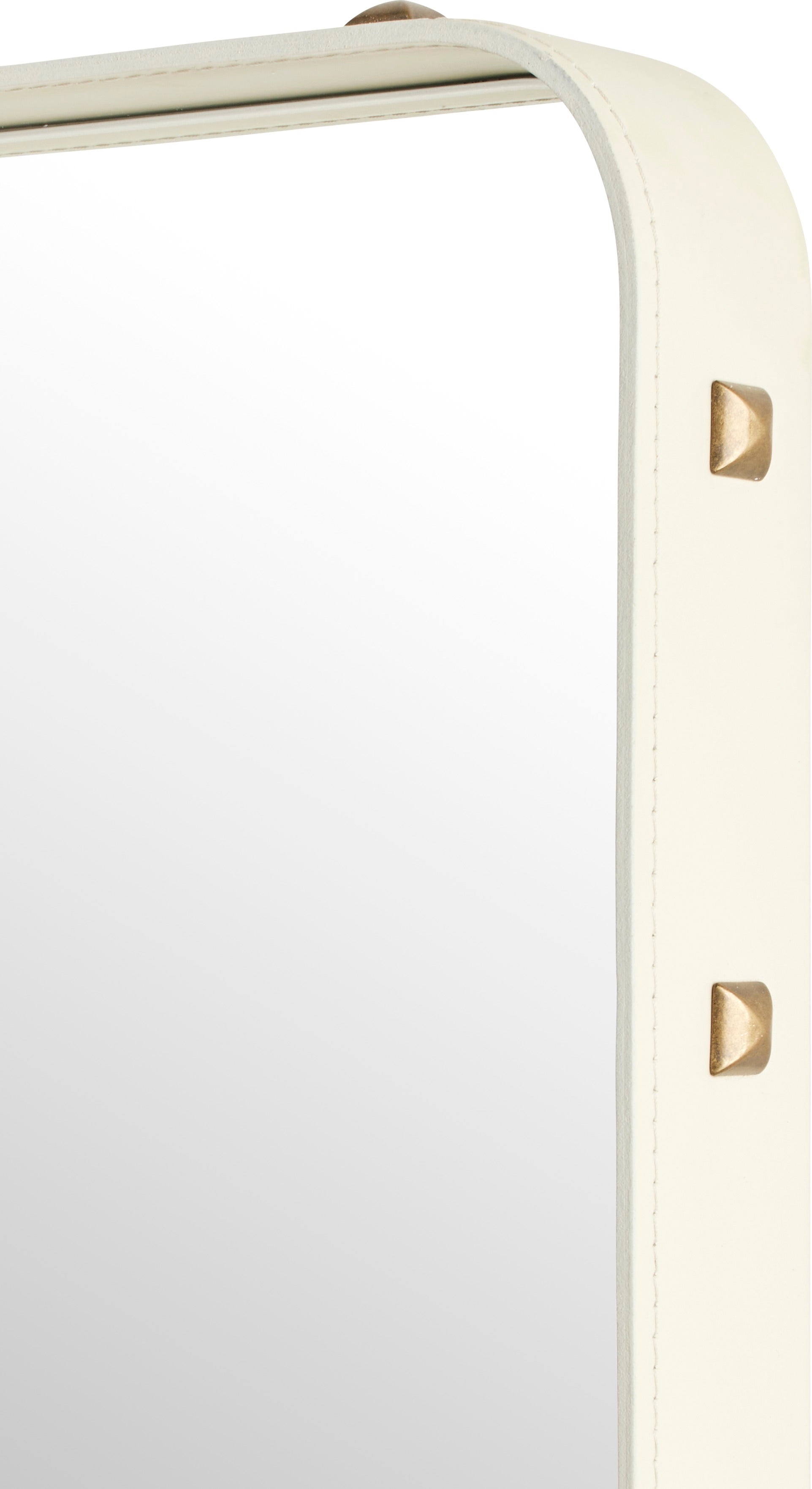ADNET Mirror cream leather