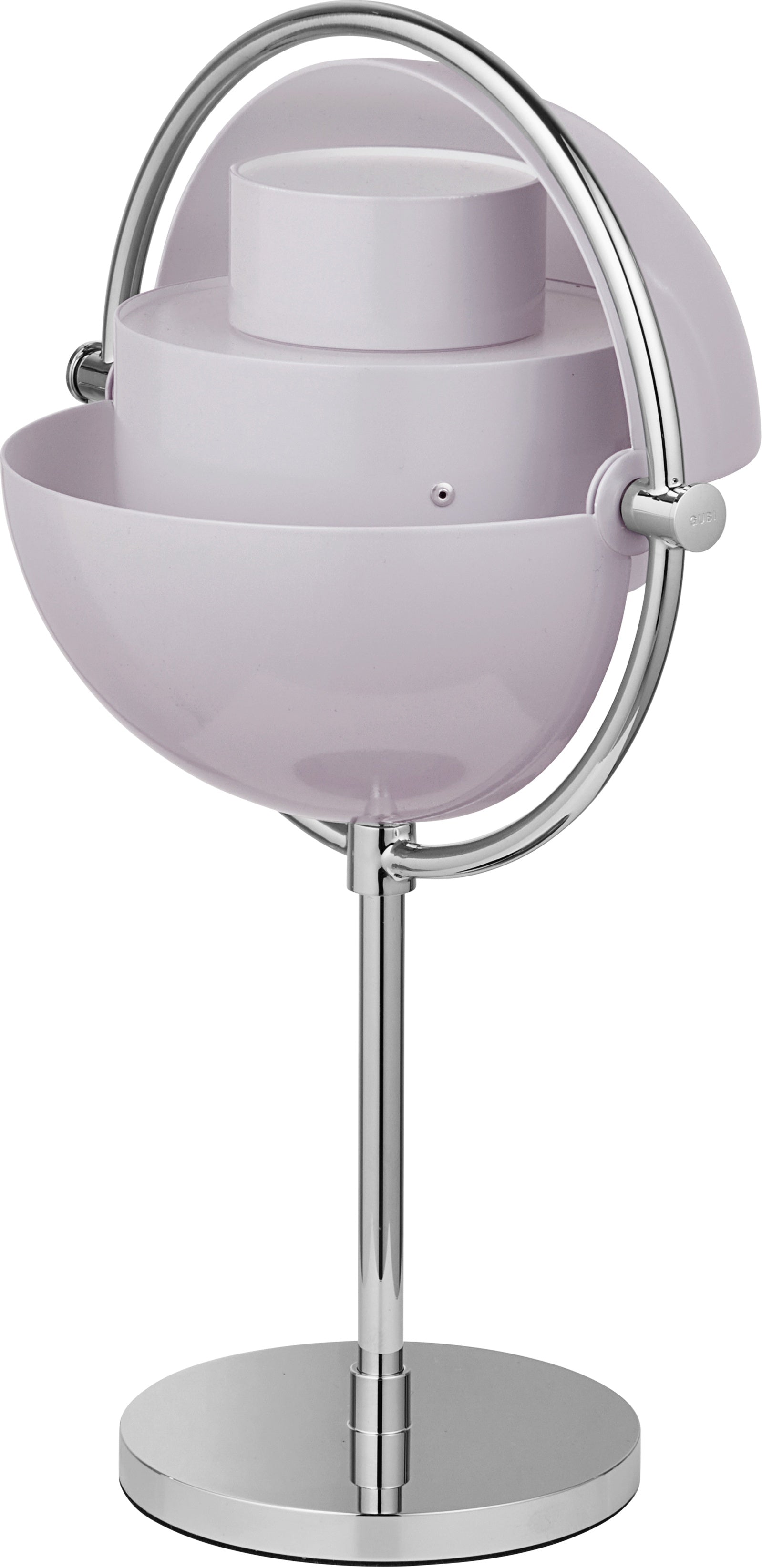 Tragbare Lampe MULTI-LITE lila mit Chromfuß