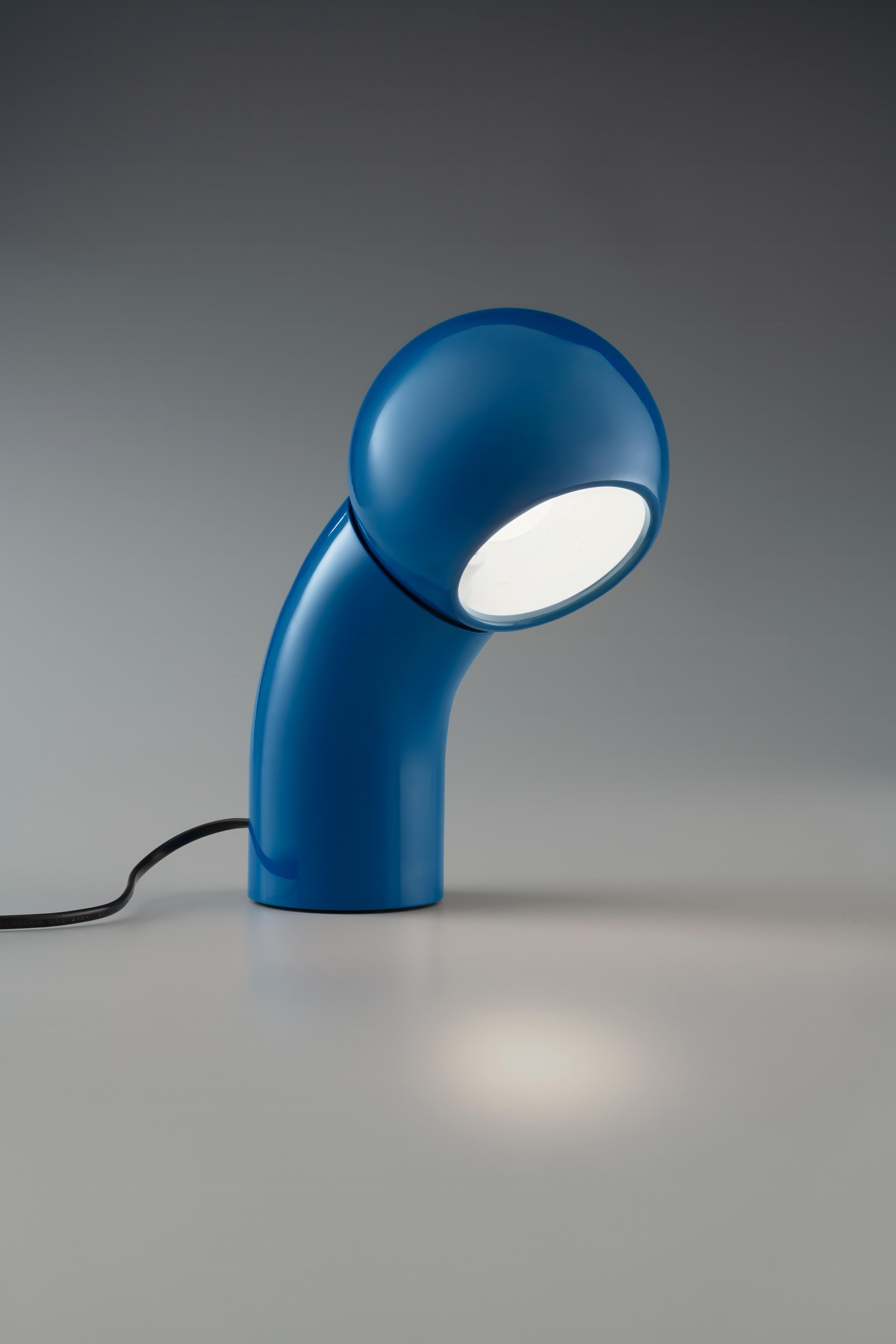 Lampa stołowa PALLINO połyskujący niebieski