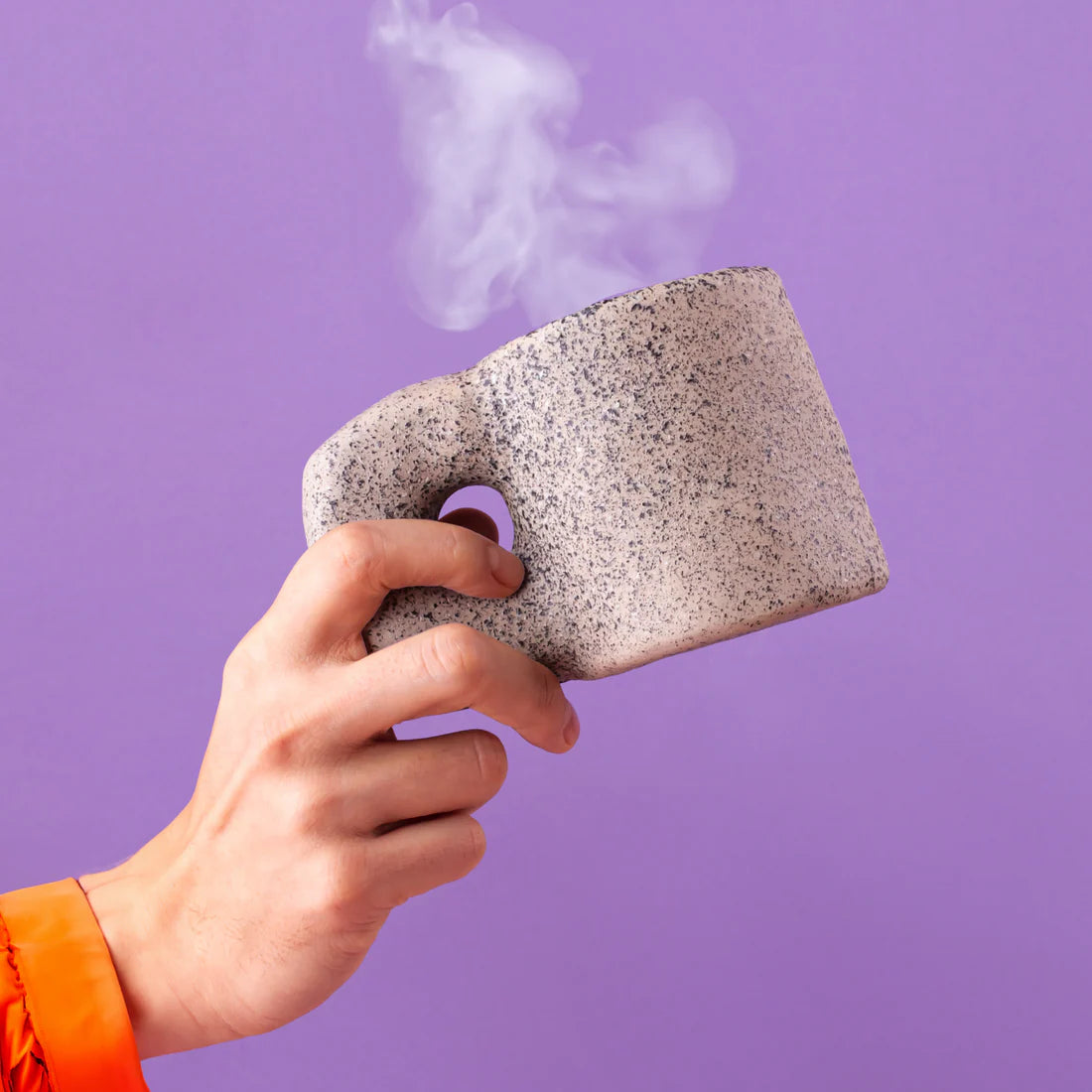 Kubek NEWLITHIC graue Porzellan