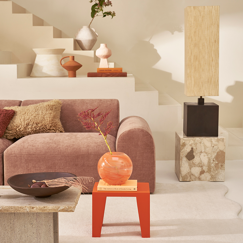 Beistelltisch LEON orange