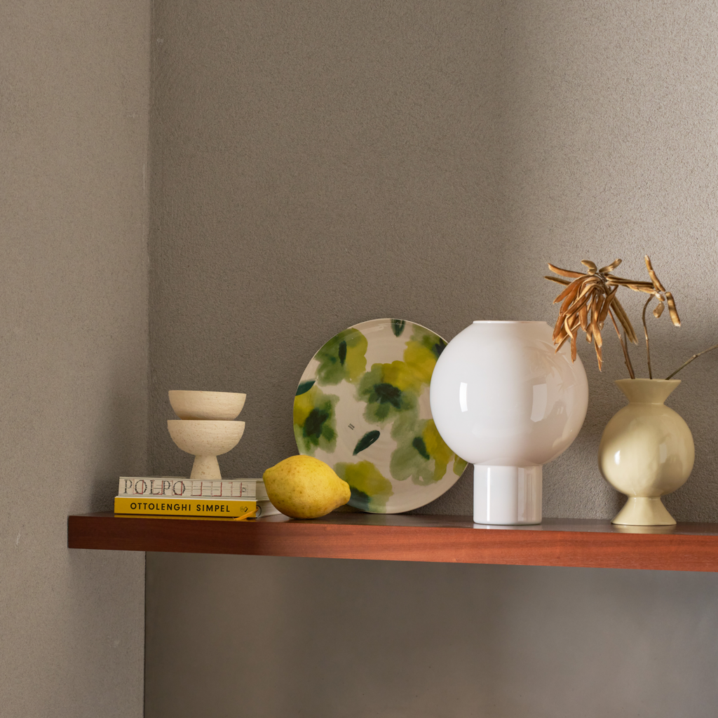 KUDOS vase beige ceramic