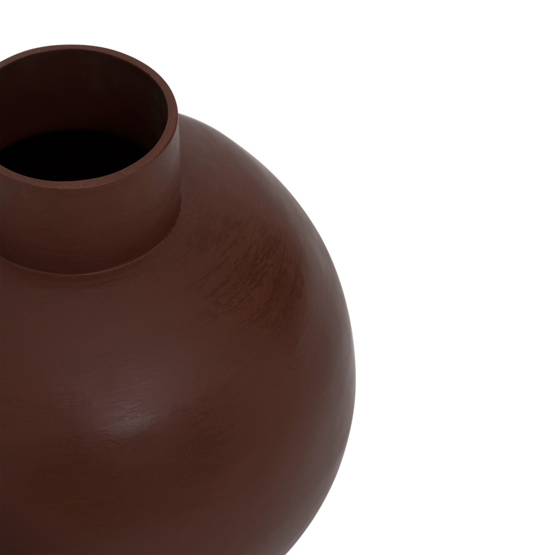 ILO vase brown stoneware