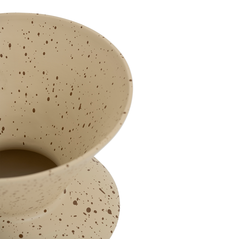 THANDI Beige Ceramic Vase