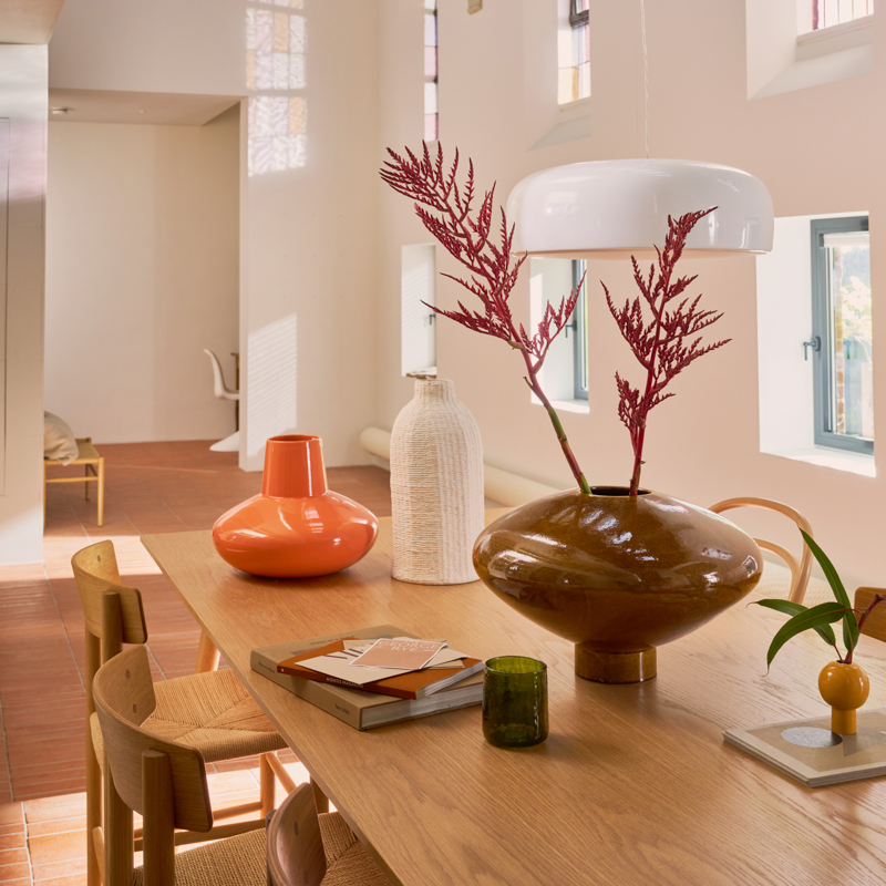 Ceramic Vase SALIX Orange