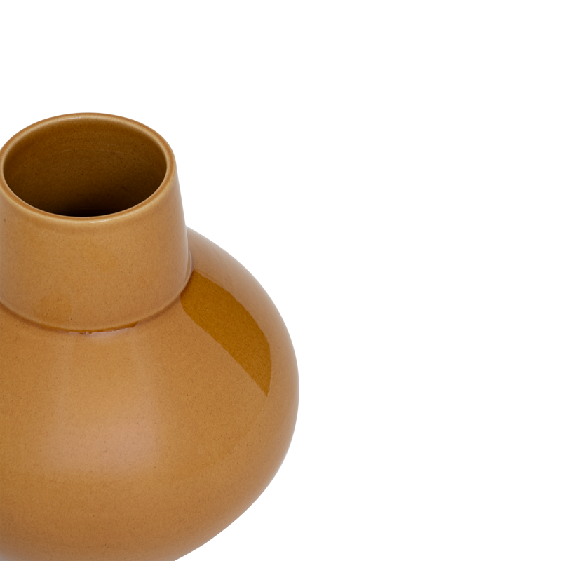 CODY Orange Ceramic Vase