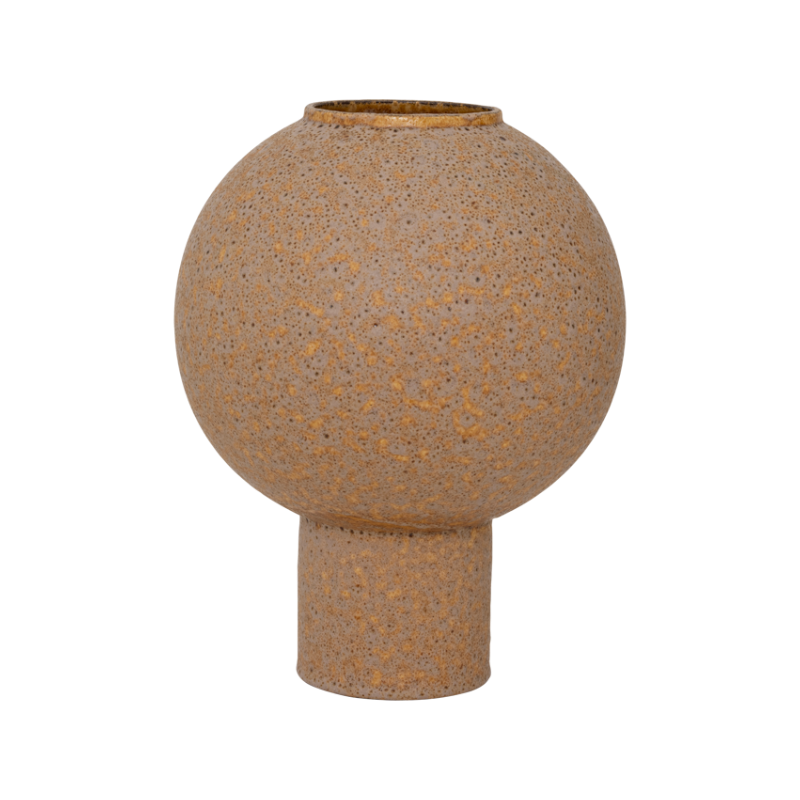 Ceramic Vase AMANZI Brown