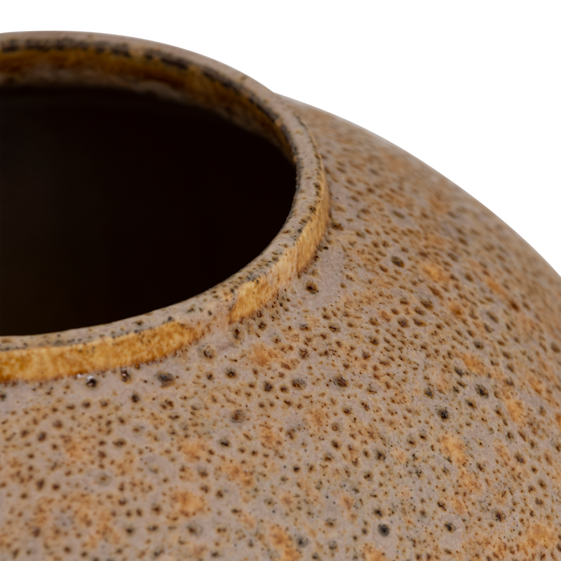 Ceramic Vase AMANZI Brown