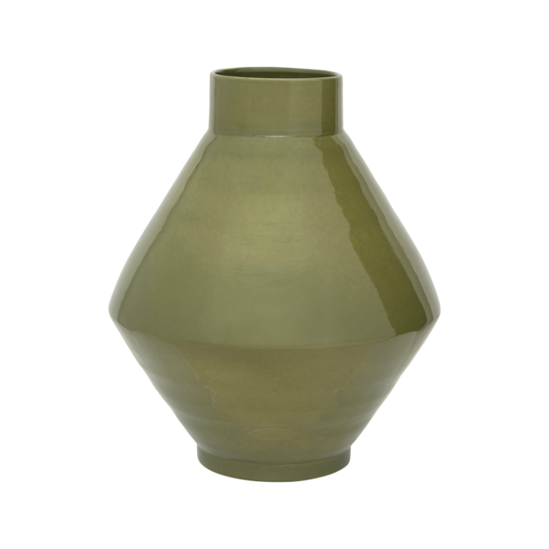 PHILA Green Ceramic Vase