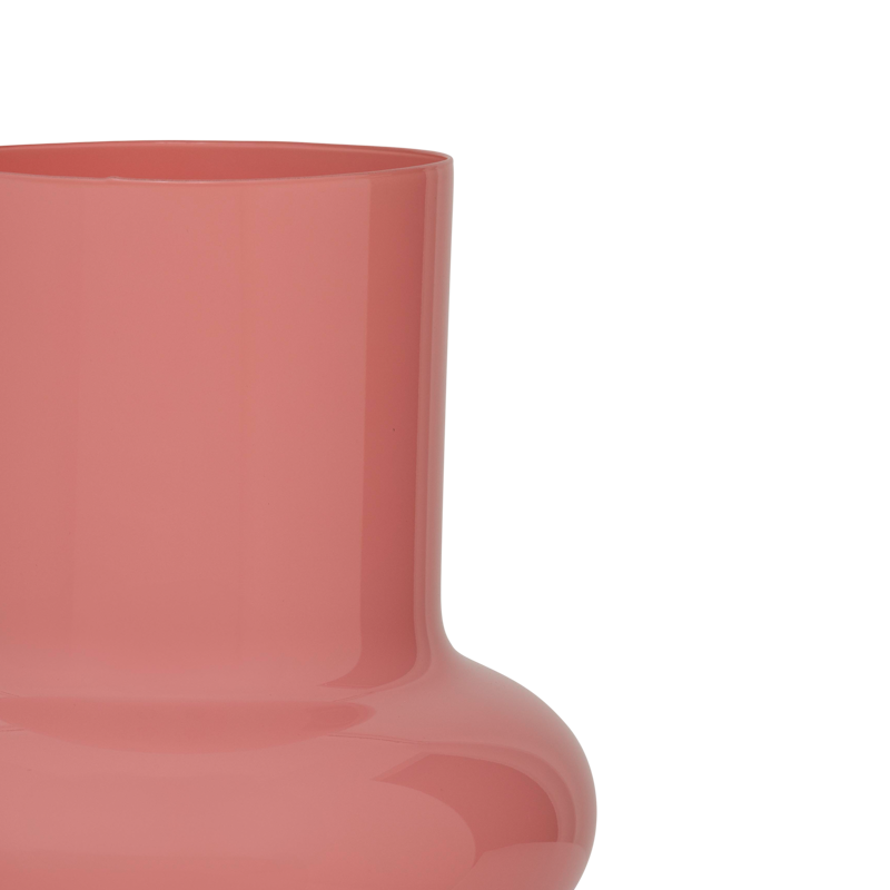 SIPHO Glass Vase in Muted Pink