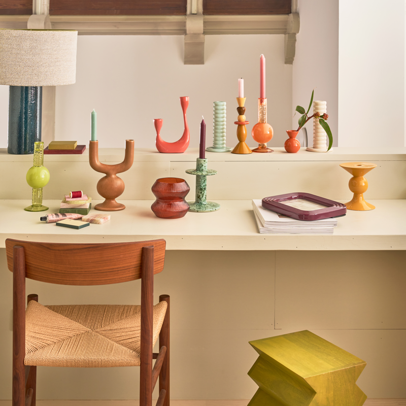 GOBA Yellow Candle Holder