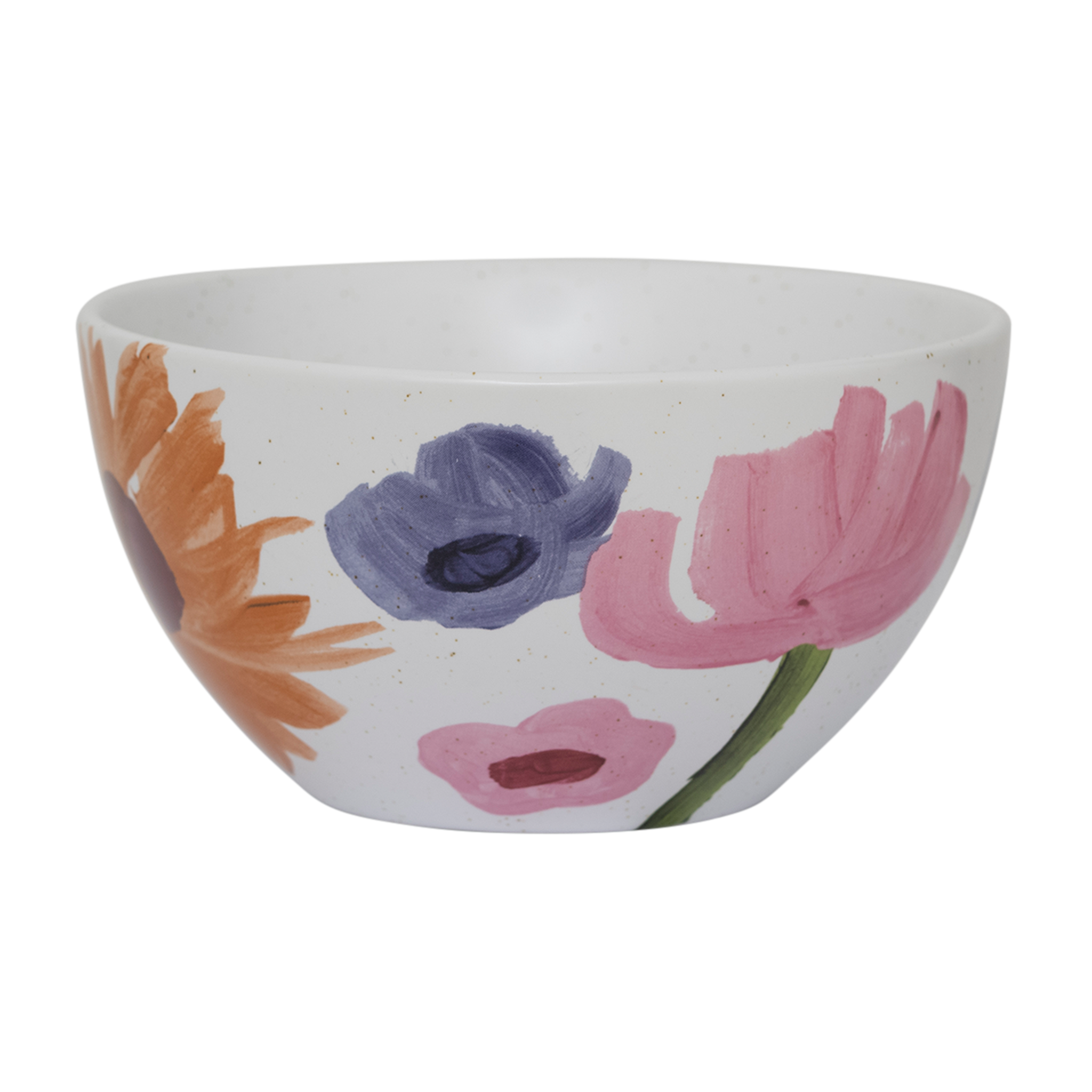 HANAKO ceramic bowl with plant motif