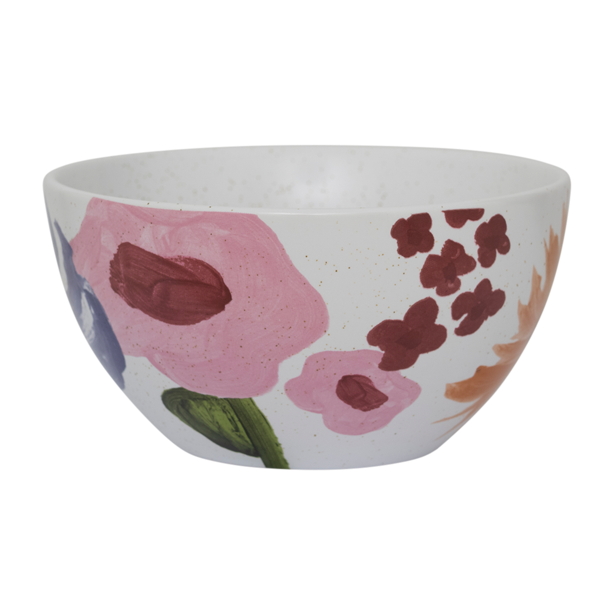 HANAKO ceramic bowl with plant motif