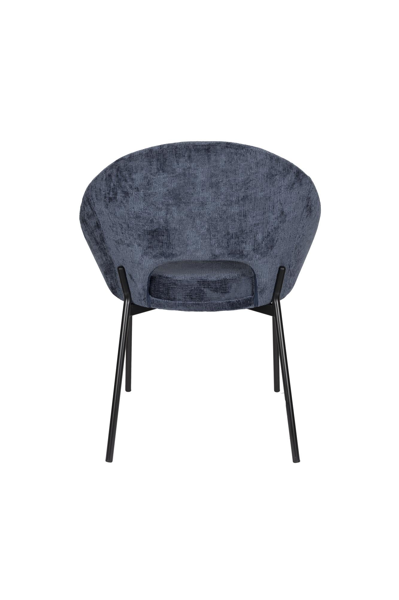 DANDO chair navy blue with black base