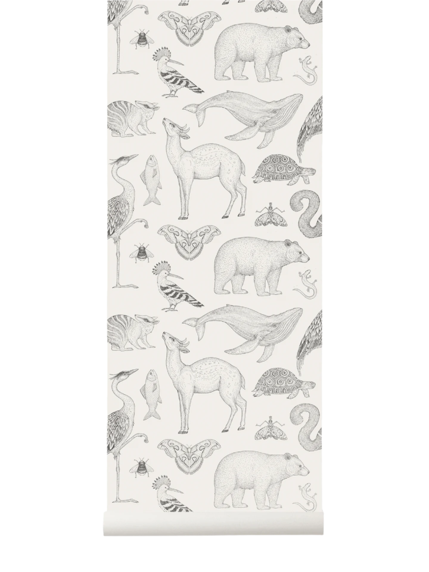 KATIE SCOTT - ANIMALS cremefarbene Tapete
