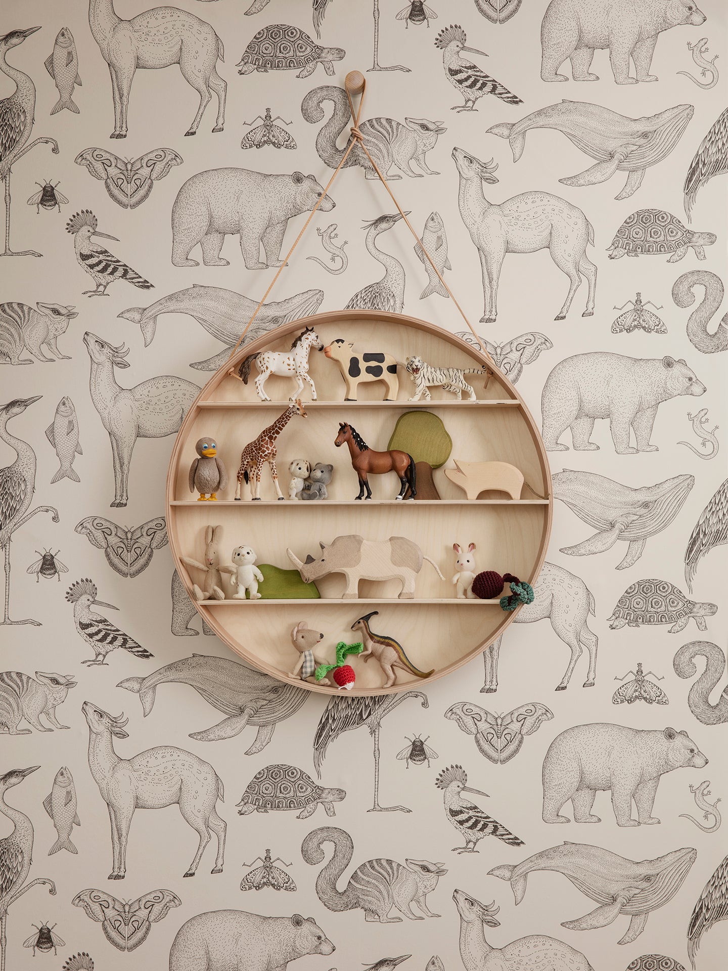 KATIE SCOTT - ANIMALS cremefarbene Tapete