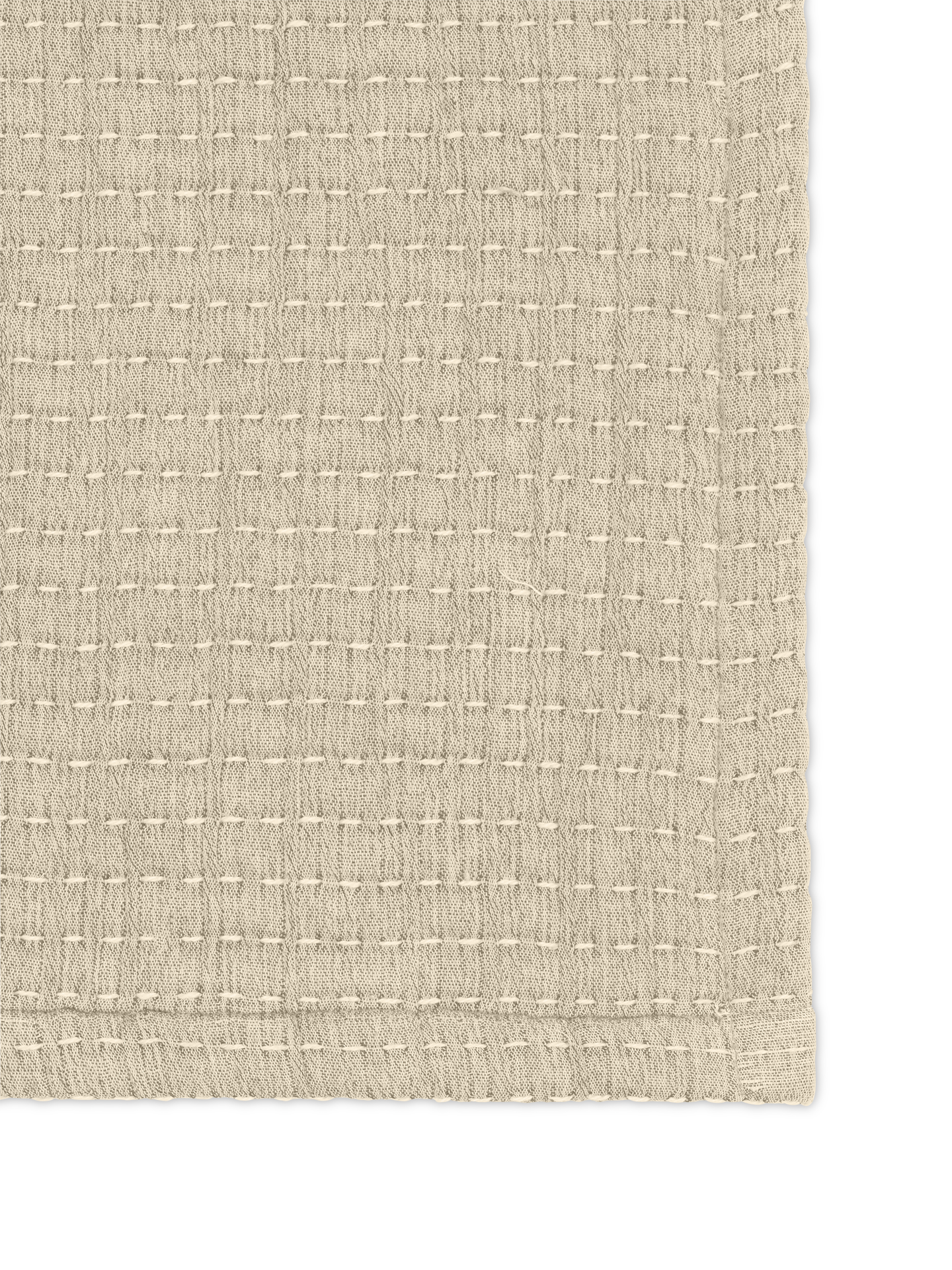 Gepolsterte Tagesdecke DAZE sandfarben