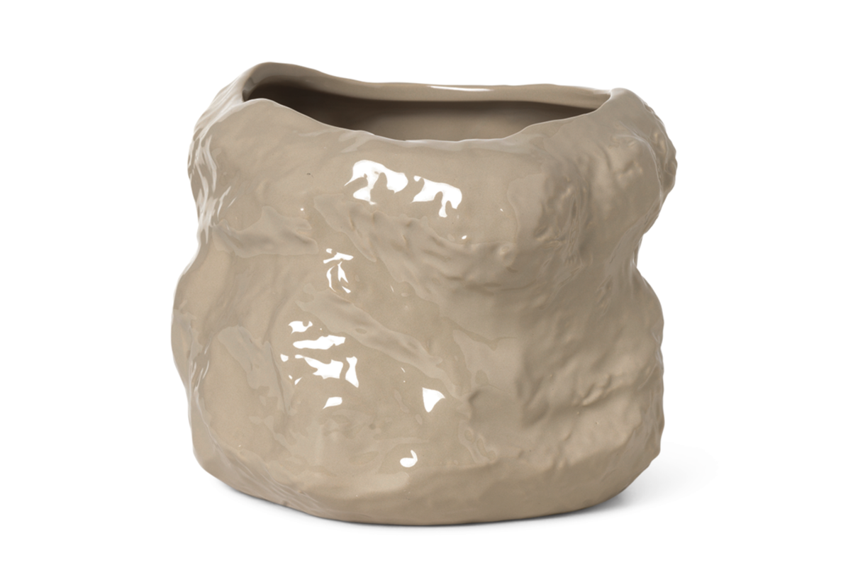 TUCK Blumentopf beige