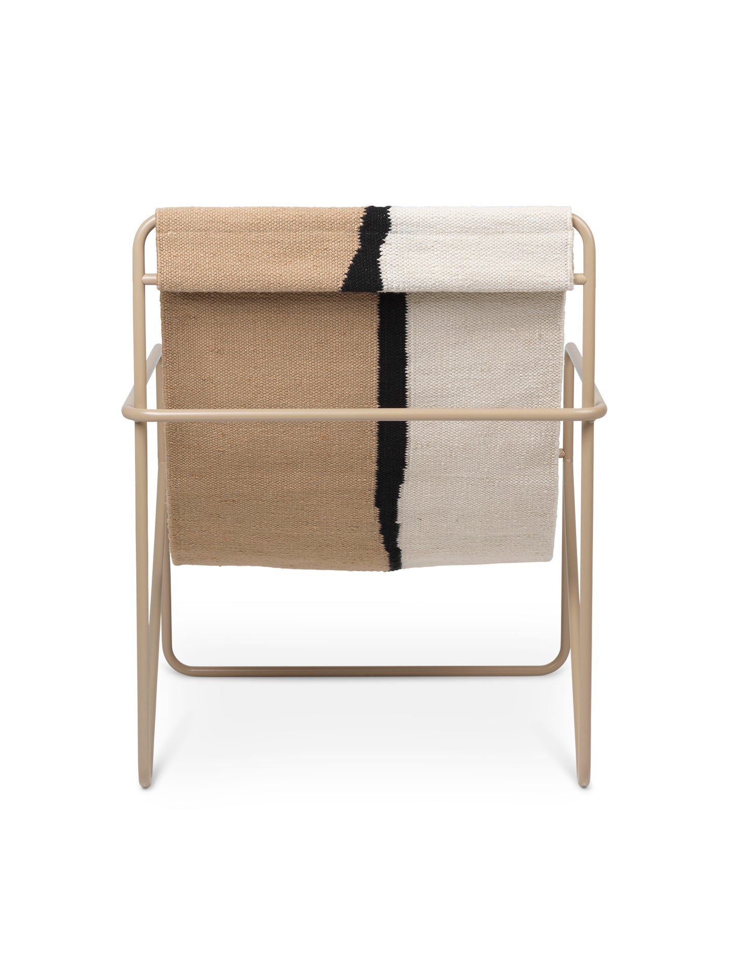 Desert cream-beige garden chair with a beige base