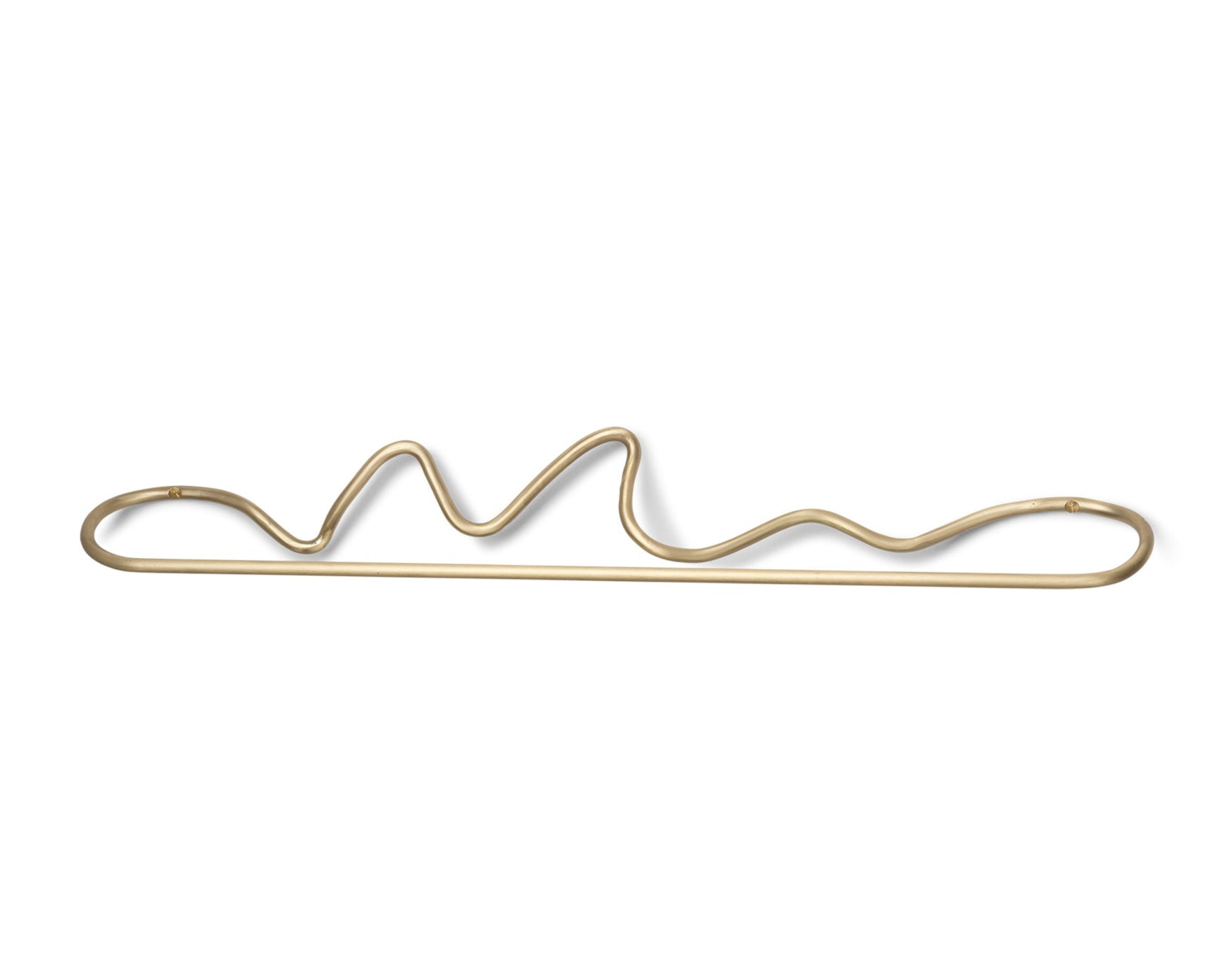CURVATURE Handtuchhalter aus Messing