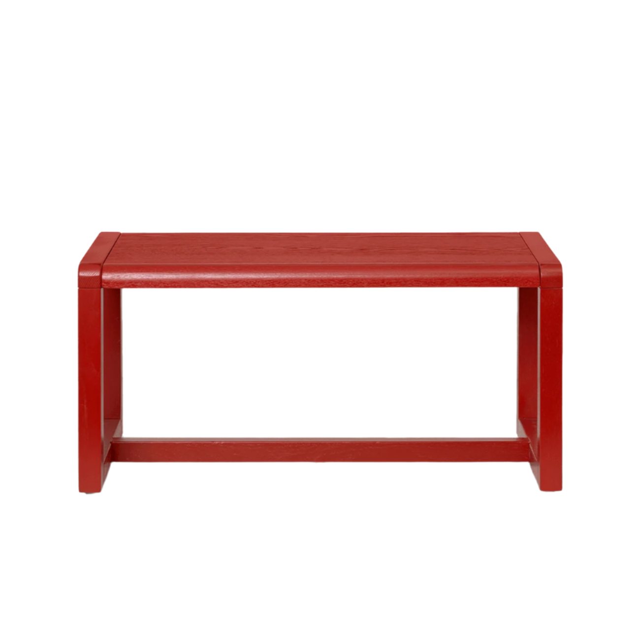 LITTLE ARCHITECT children's bench red