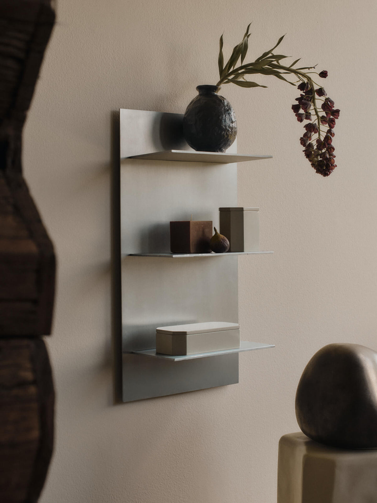 LAGER aluminum wall shelf