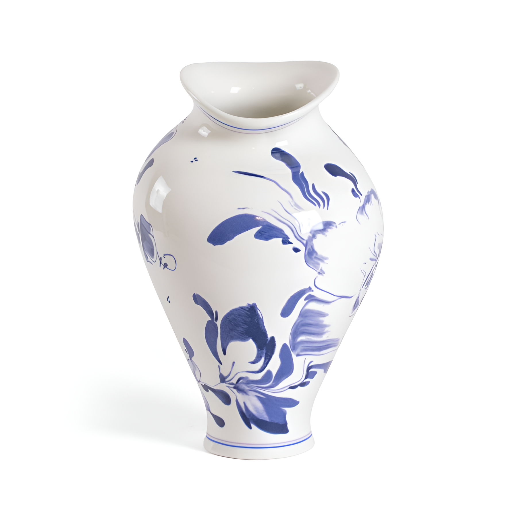 CLASSICS ON ACID Vase - FLORAL DELFT weißes Porzellan