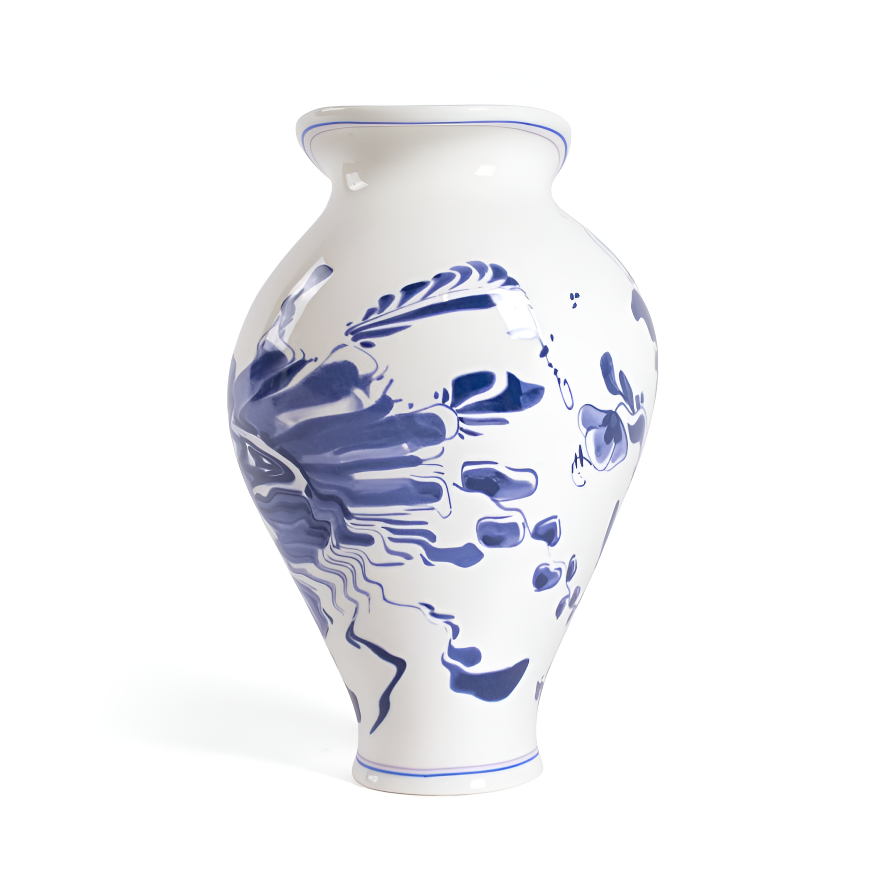 CLASSICS ON ACID Vase - FLORAL DELFT weißes Porzellan