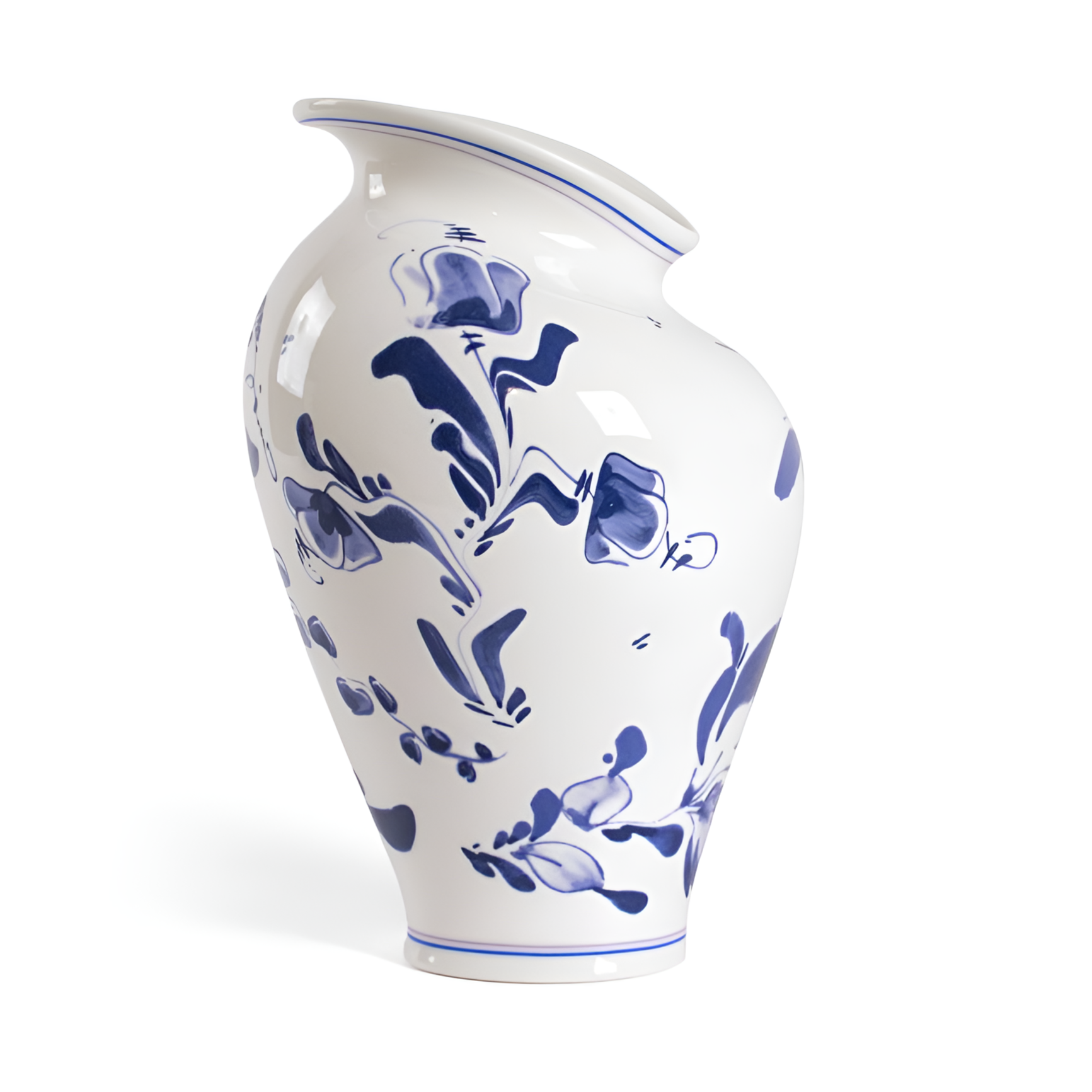 CLASSICS ON ACID Vase - FLORAL DELFT weißes Porzellan