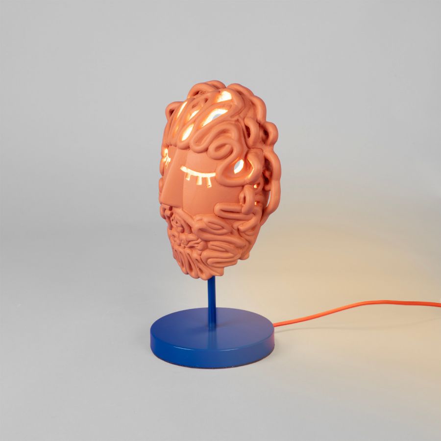 Magna Graecia Tischlampe - Ulysse Terrakotta