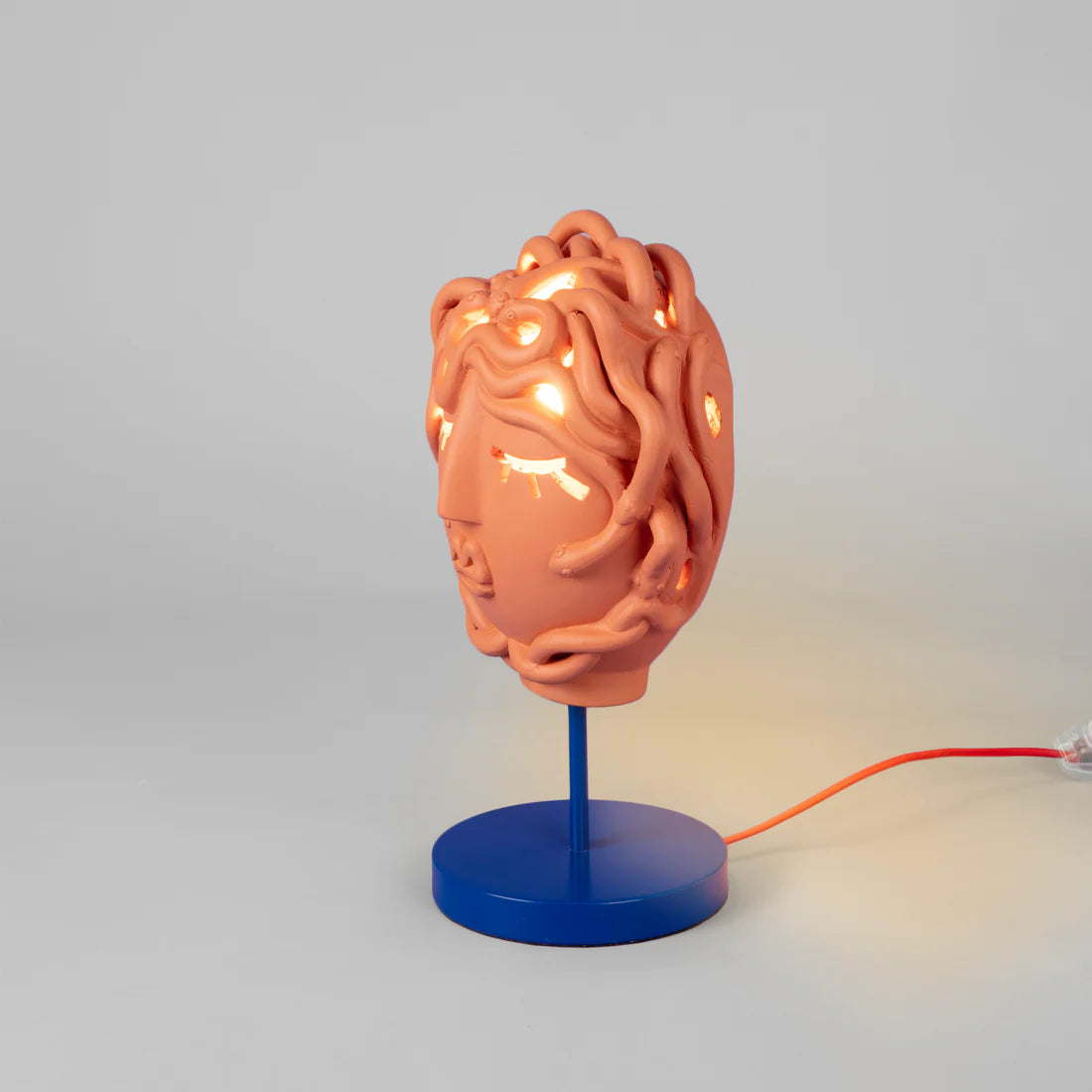 Magna Graecia Tischlampe - Medusa Terrakotta