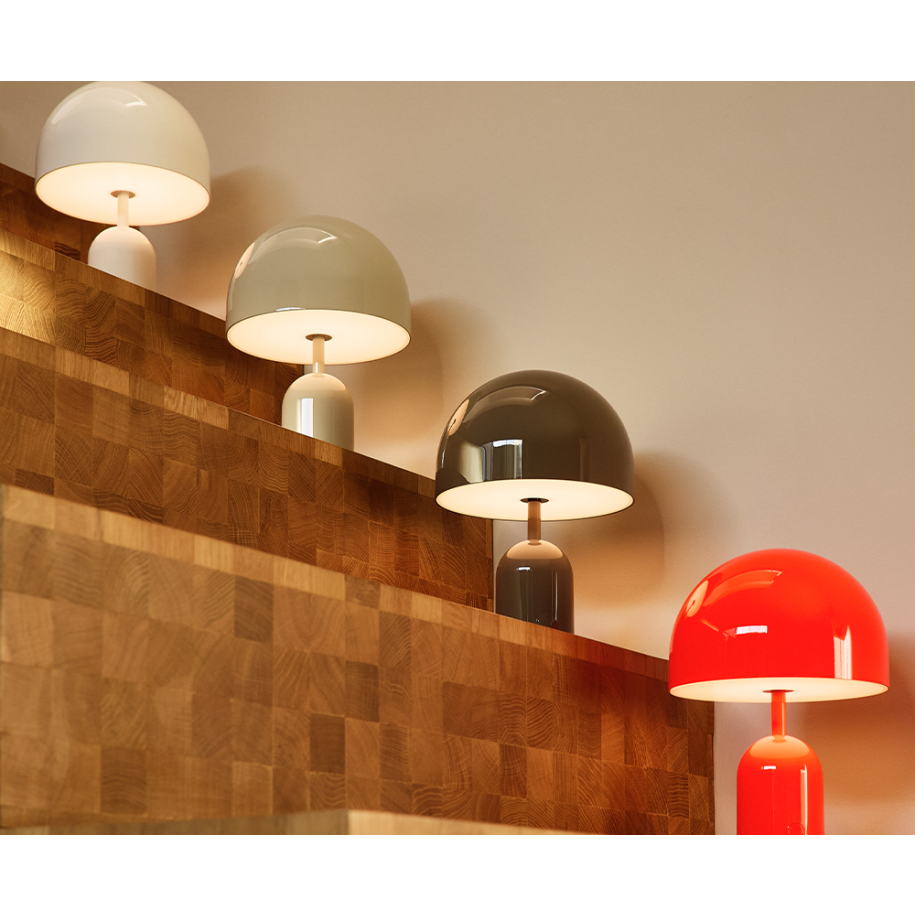 Bell brown portable lamp