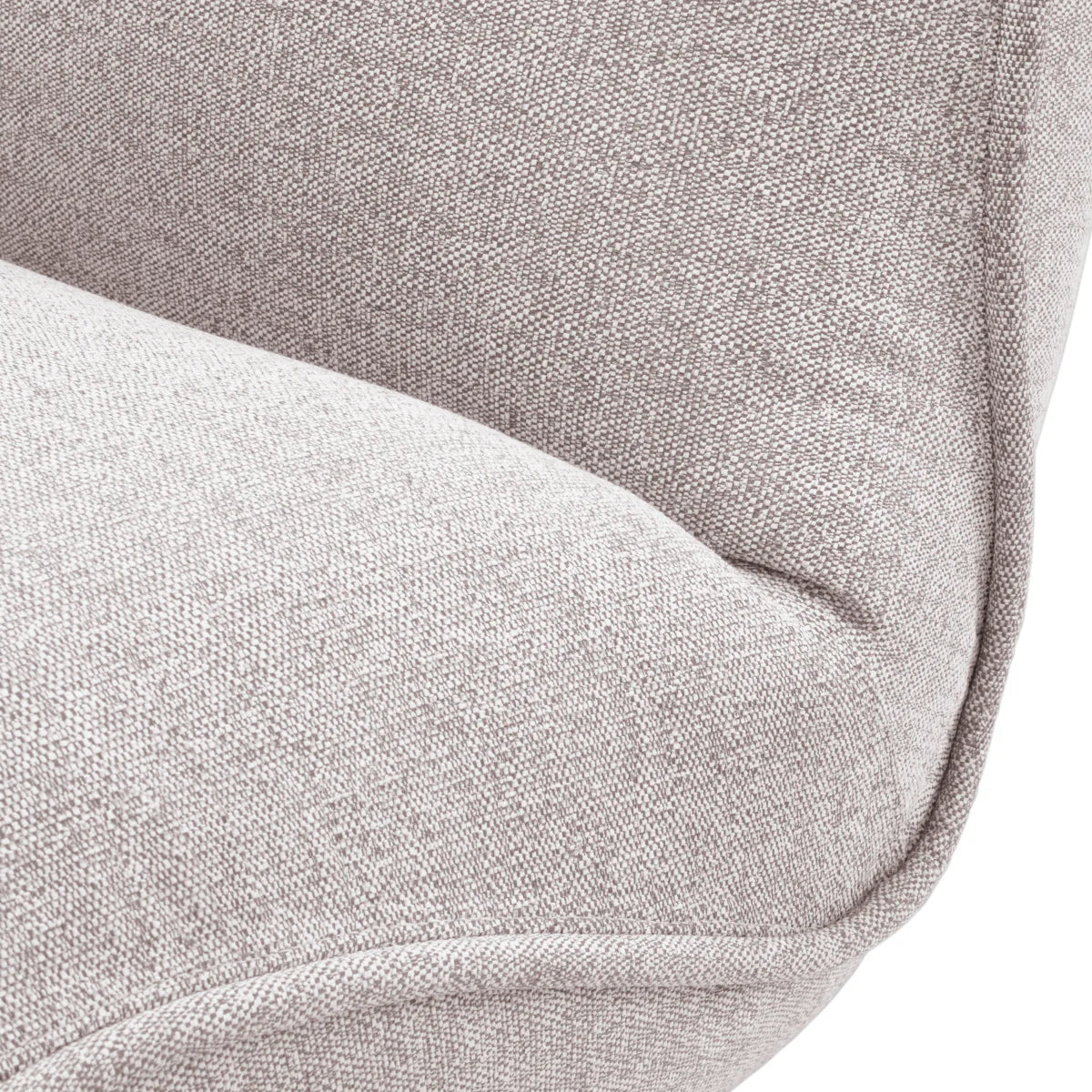 Light Grey Swivel Outdoor Armchair RELAX