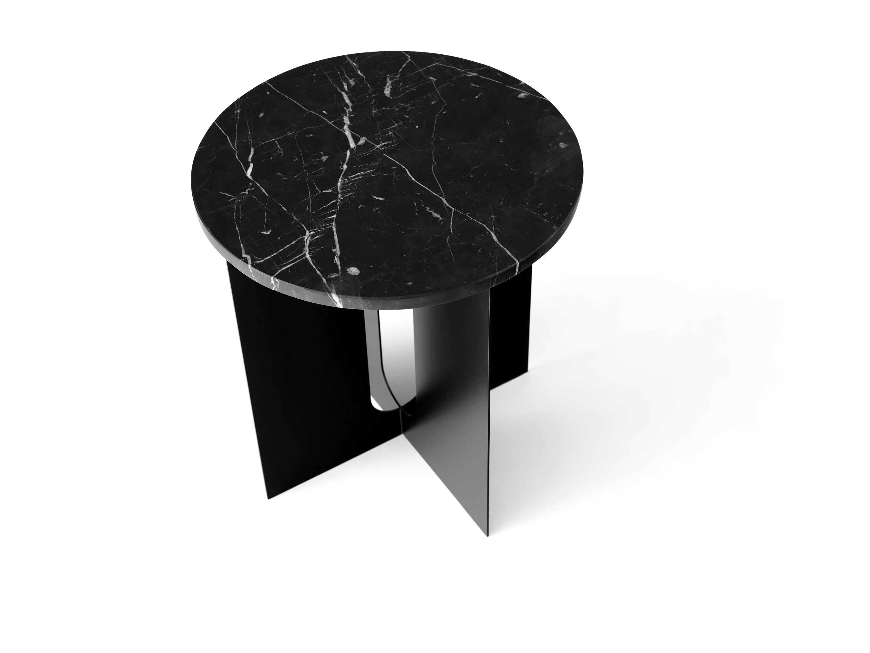 ANDROGYNE Beistelltisch schwarzer Marmor