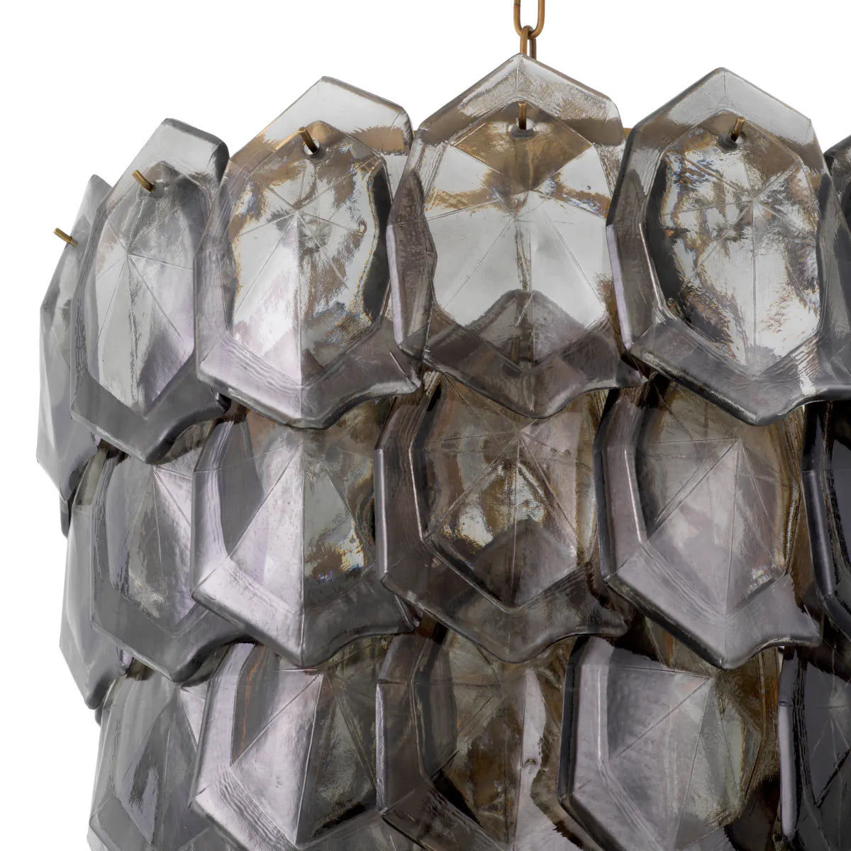 ELIAS chandelier smoked glass