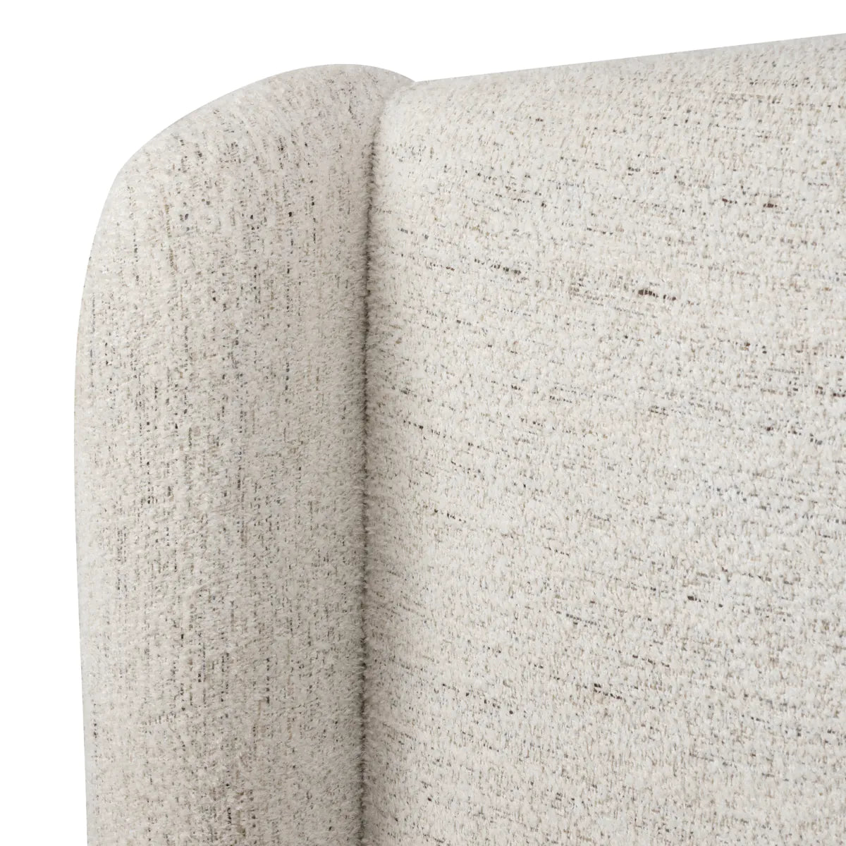 Polsterbett Mellory White Melange