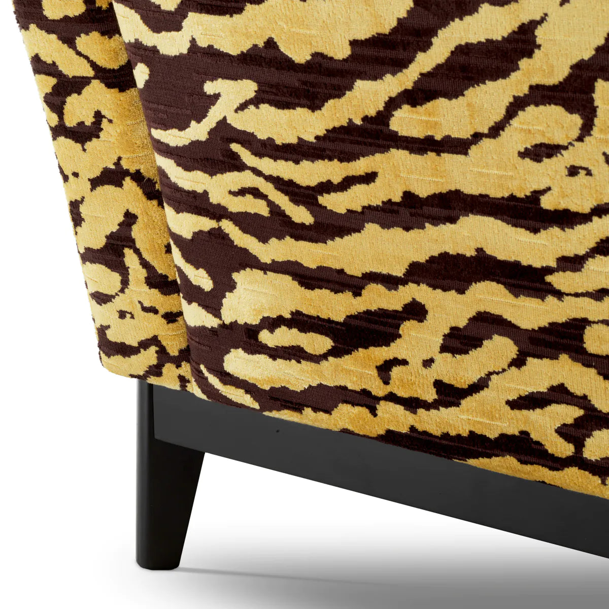 Flux Goldbrauner Drucksofa