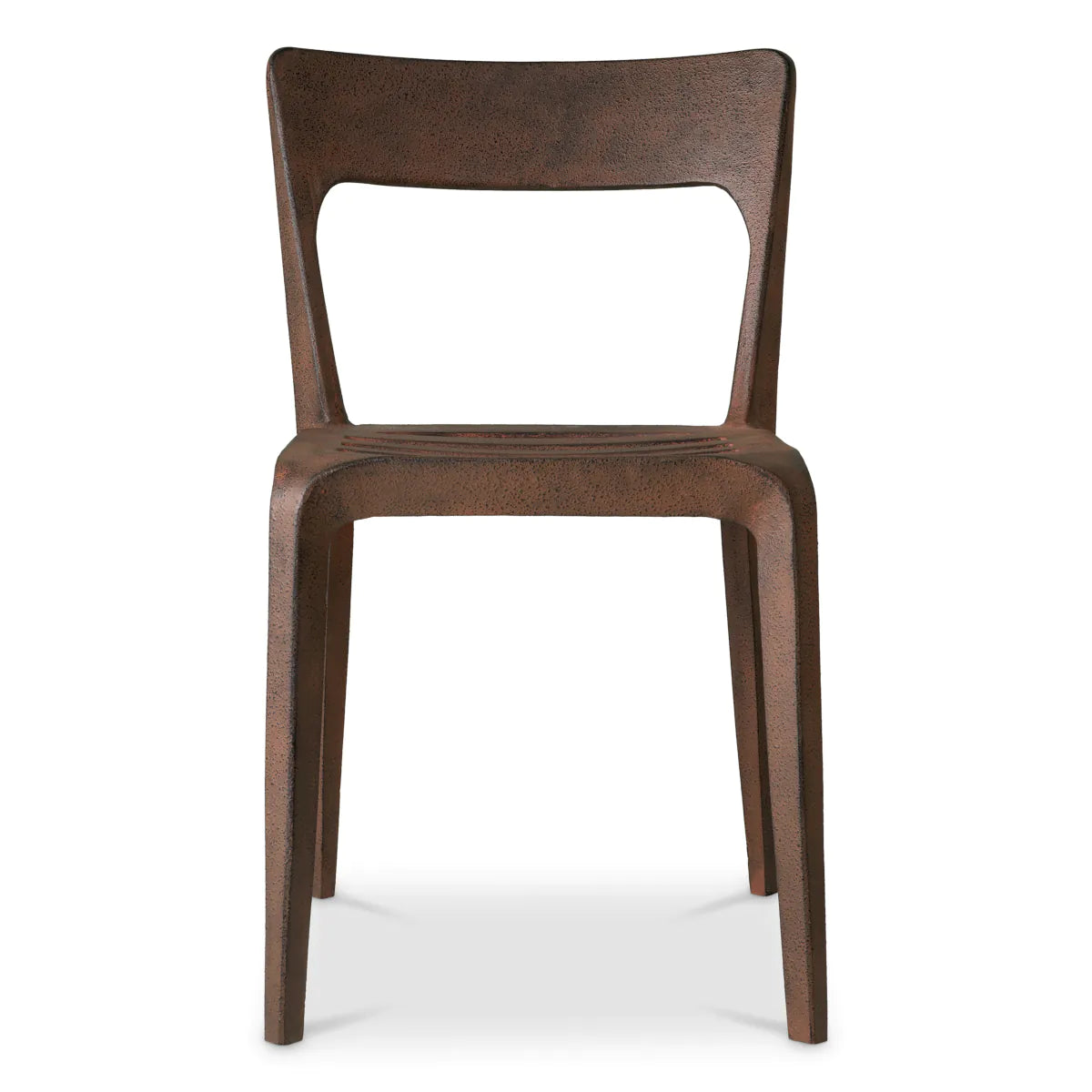 QUENTIN Chair oxidized aluminum