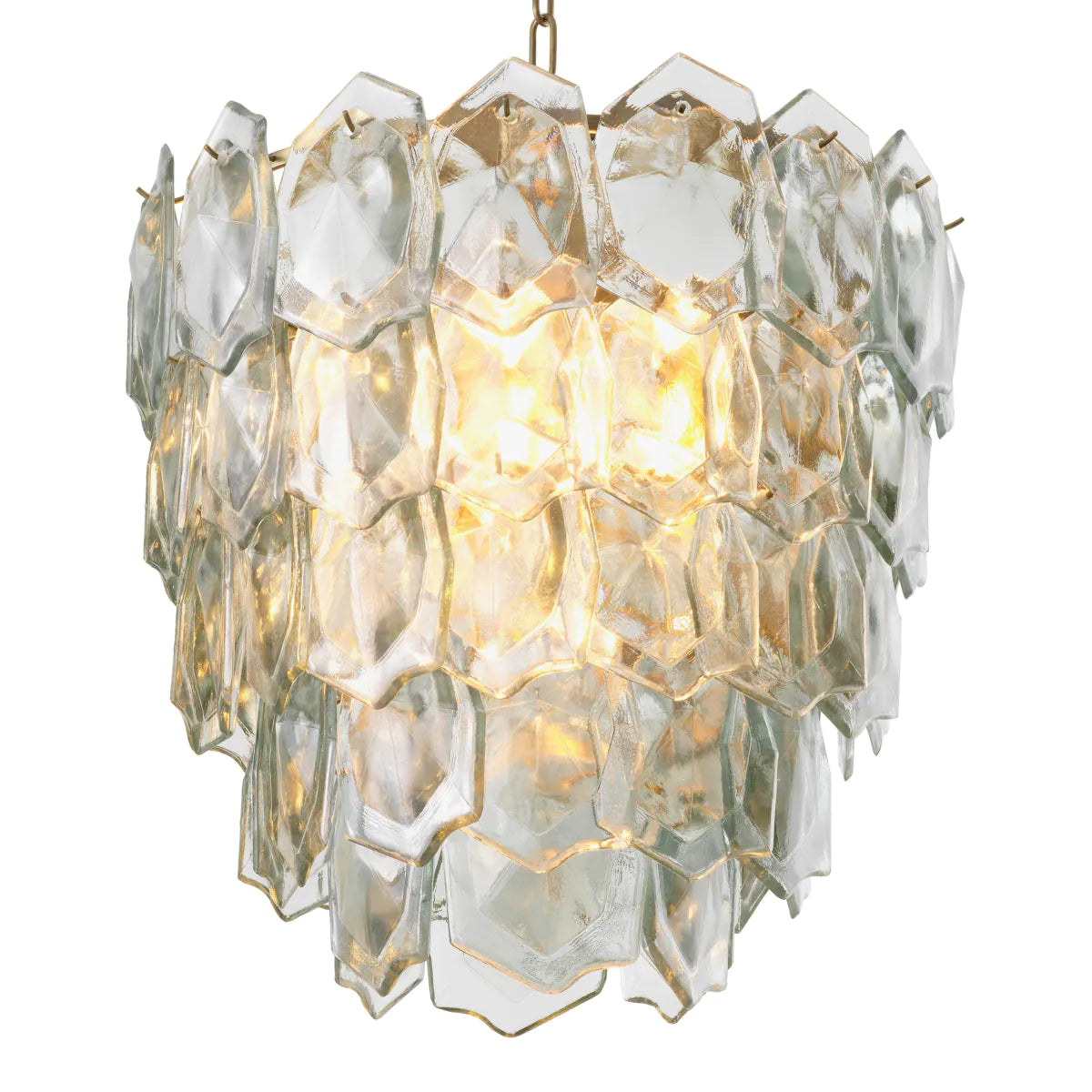 ELIAS chandelier transparent glass